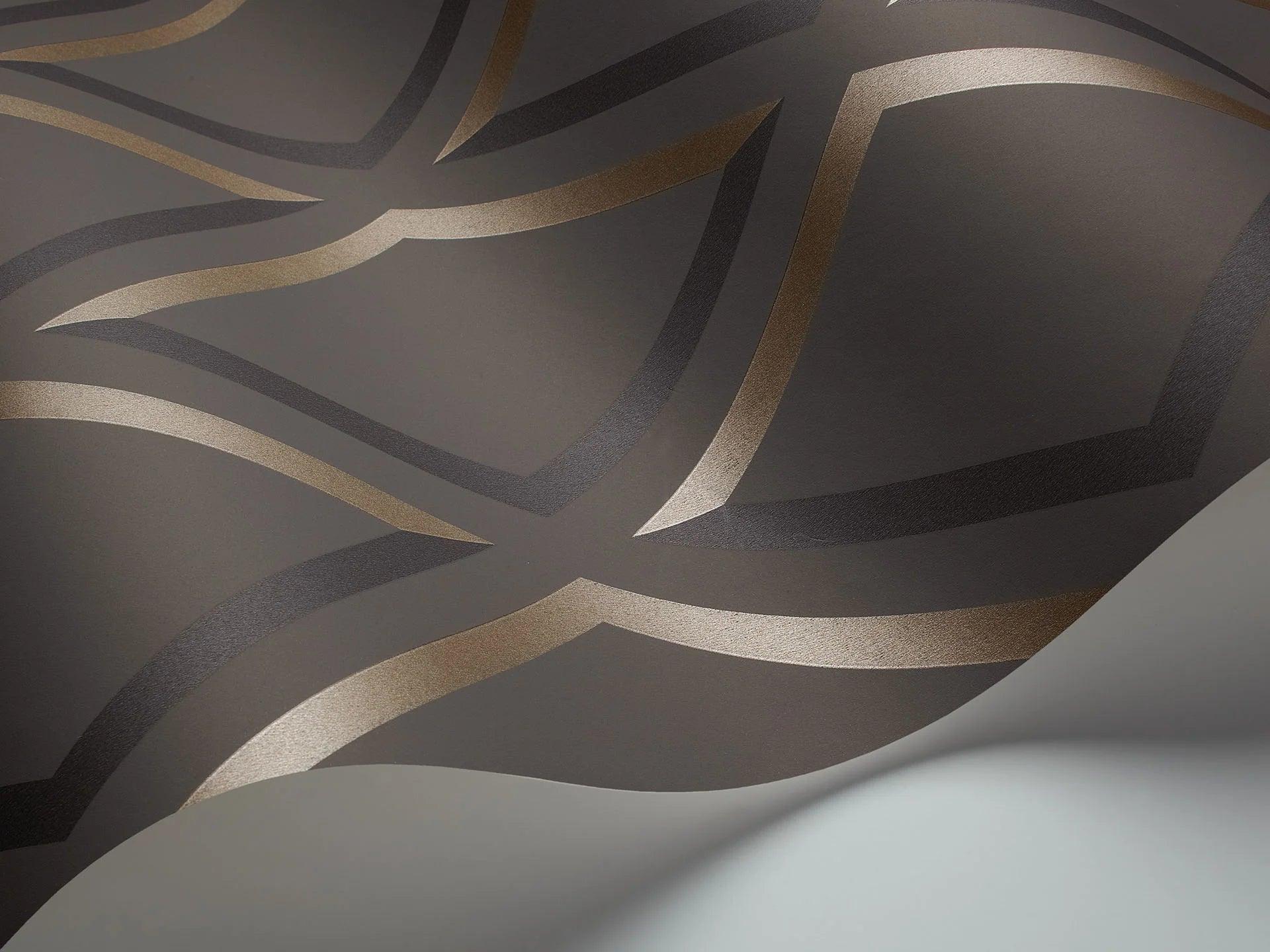 Tapeta CONTEMPORARY COLLECTION - Pompeian czekoladowy Cole & Son Eye on Design