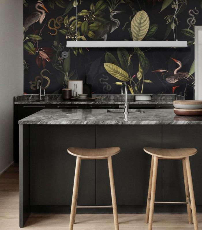 Tapeta Dark Heron Wallcolors Eye on Design