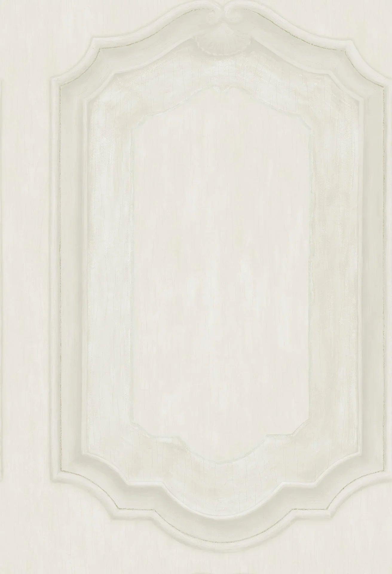Wallpaper imitating wooden paneling FOLIE - Louis white