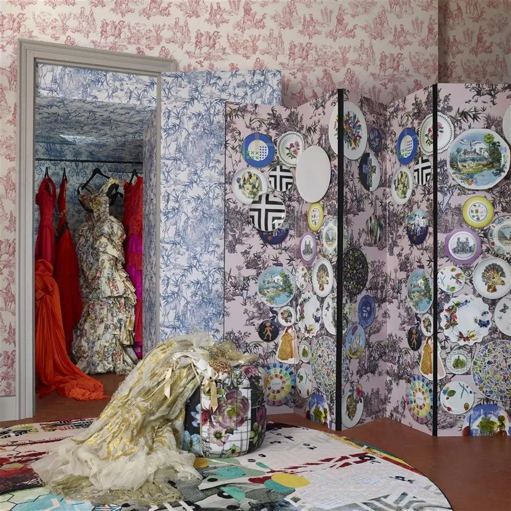 Tapeta FOLIE MYRTILLE różowy Christian Lacroix Eye on Design