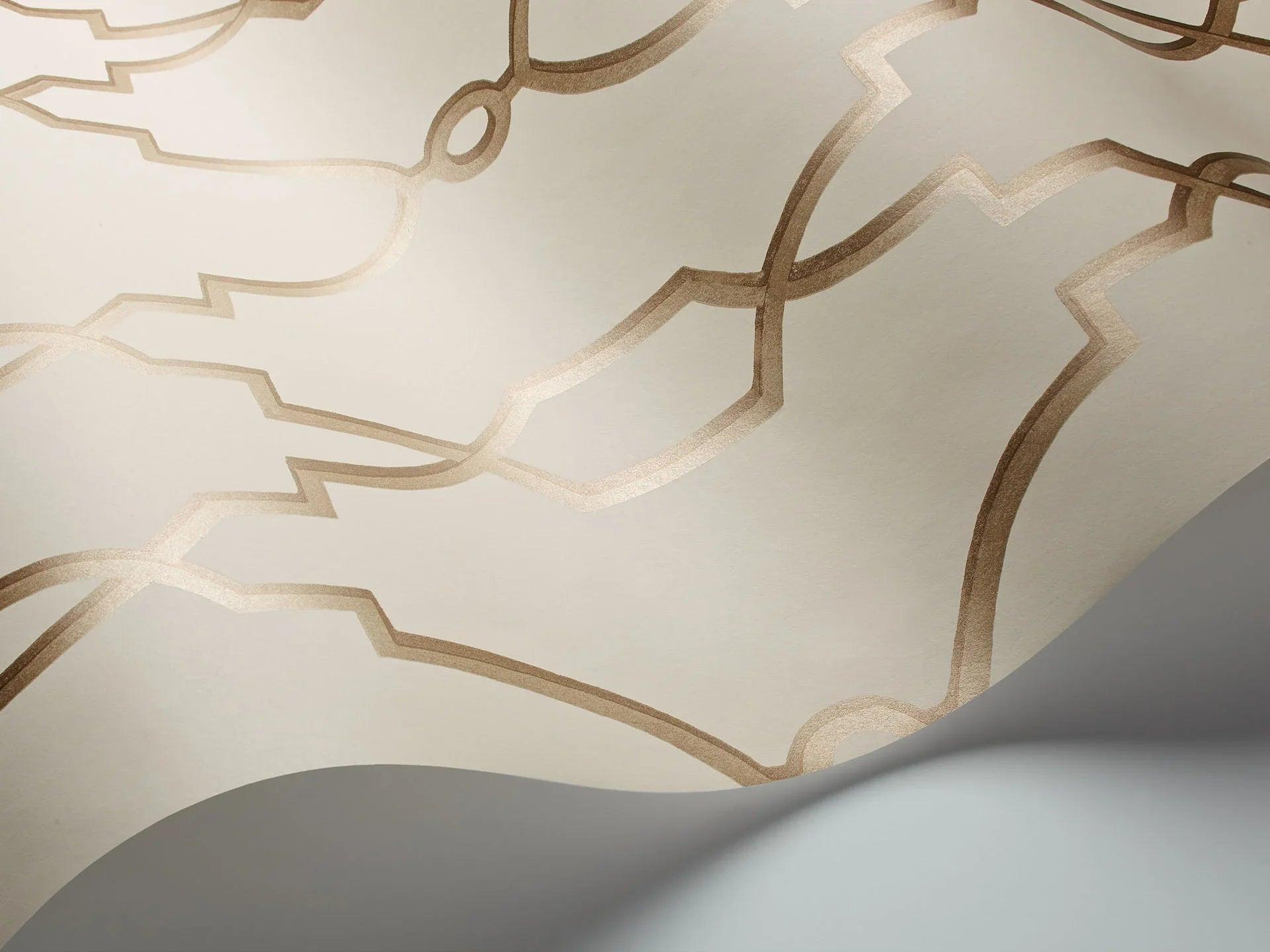 Tapeta FOLIE - Parterre metaliczne złoto Cole & Son Eye on Design