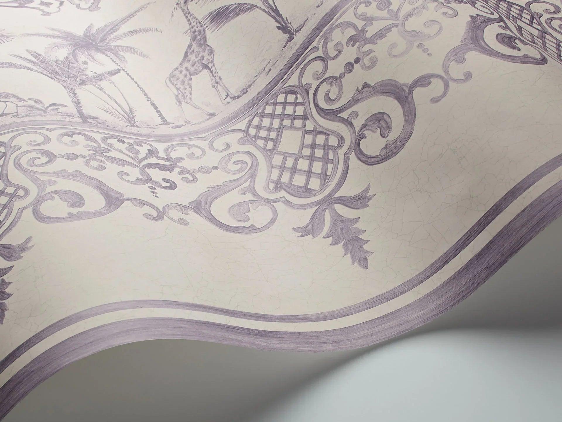Tapeta FOLIE - Rousseau Border fioletowy Cole & Son Eye on Design