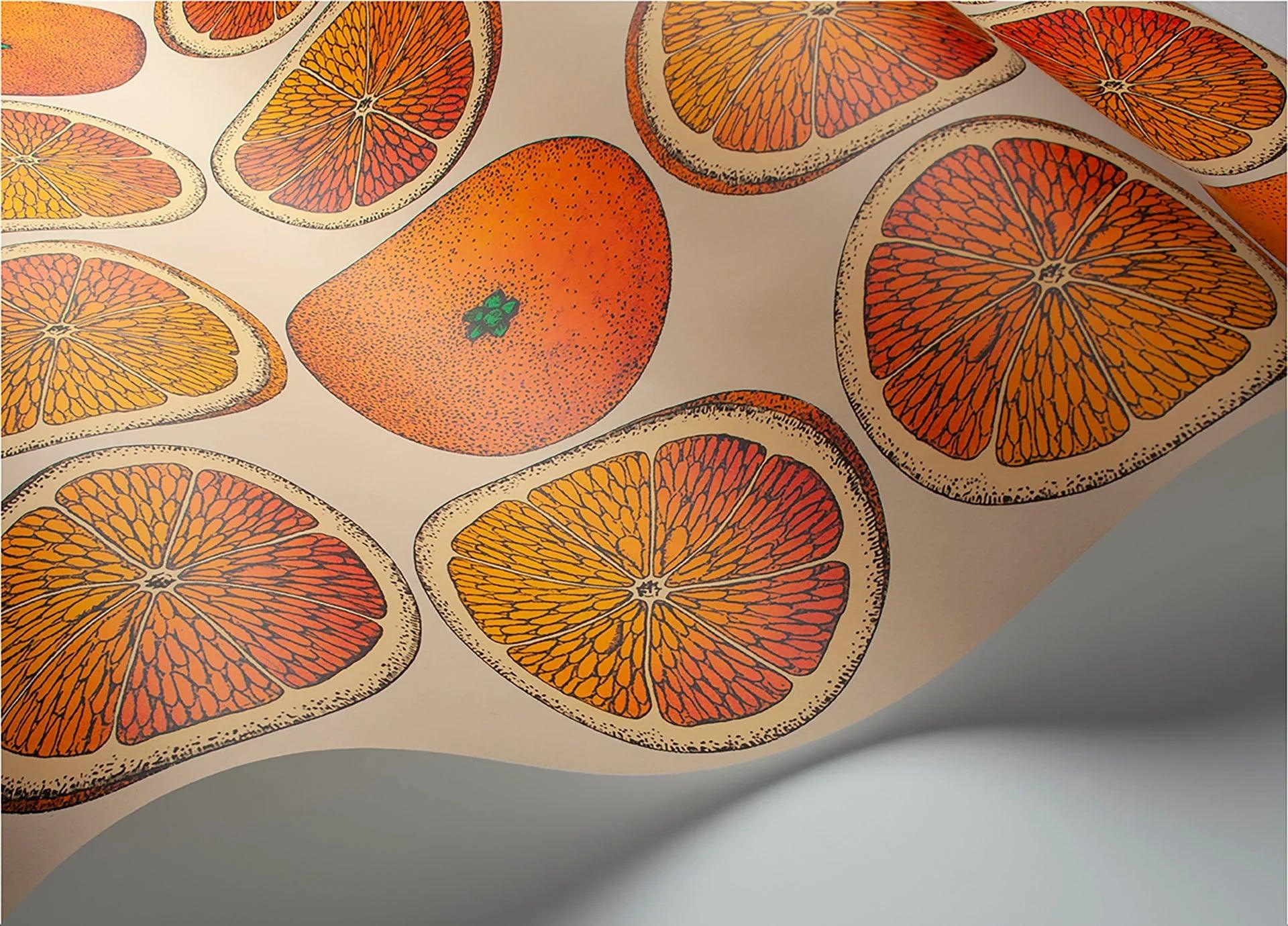 Tapeta FORNASETTI SENZA TEMPO - Arance pomarańczowy Cole & Son Eye on Design