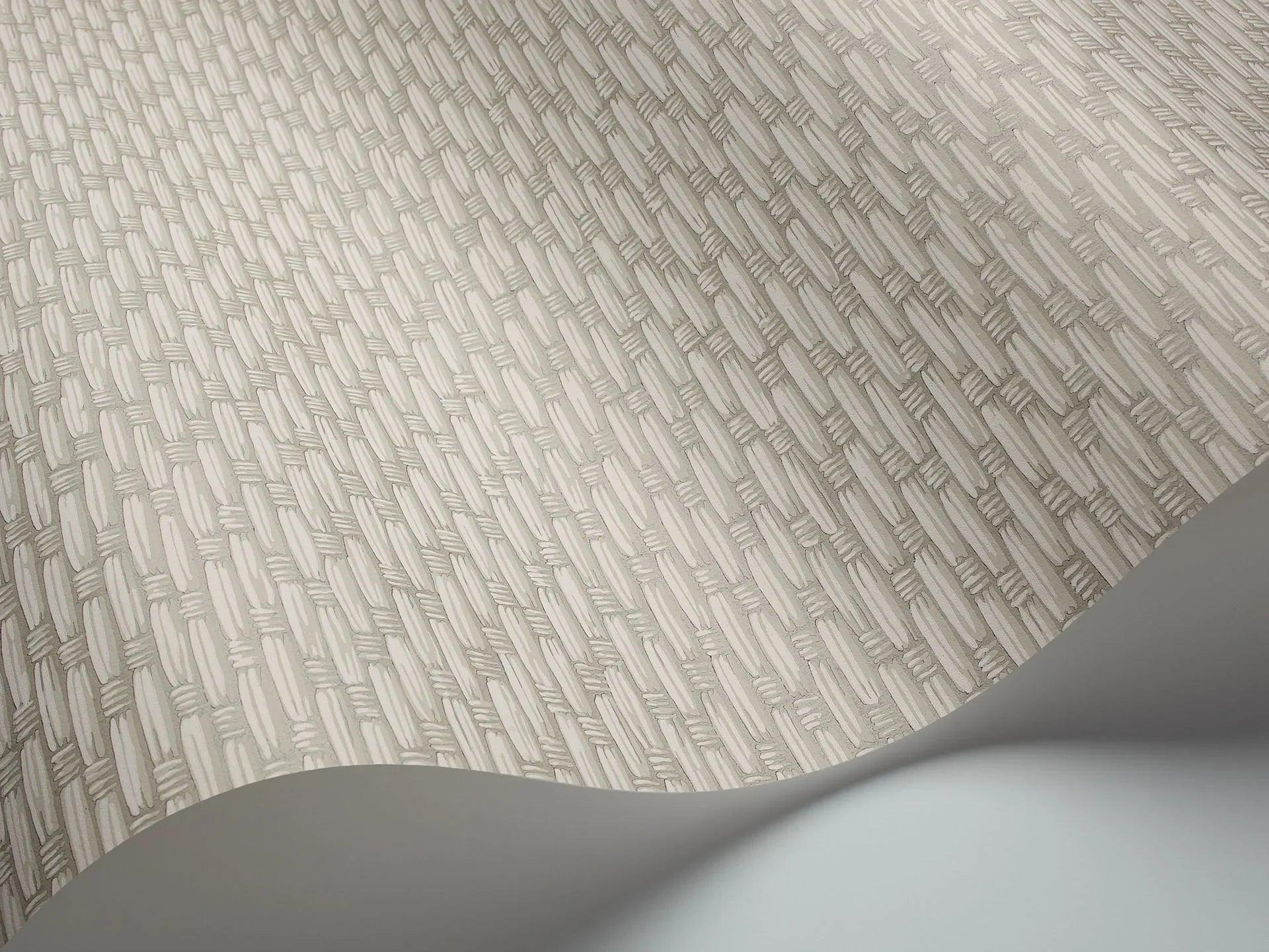 Tapeta FOUNDATION - Weave szaro-beżowy Cole & Son Eye on Design