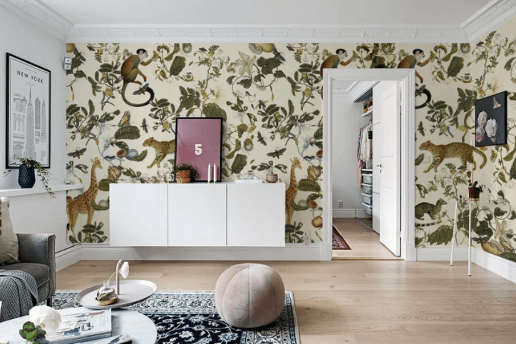 Tapeta FUNNY JUNGLE Wallcolors Eye on Design