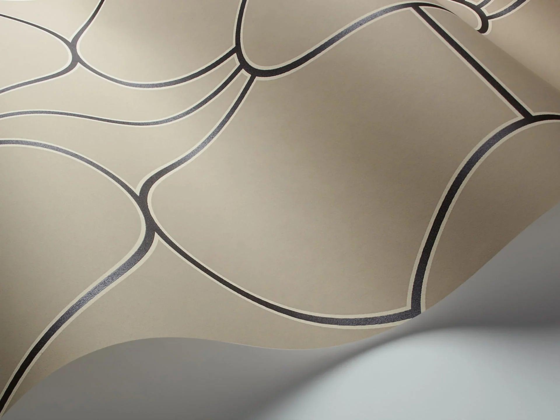 Tapeta GEOMETRIC II - Riviera beżowy Cole & Son Eye on Design