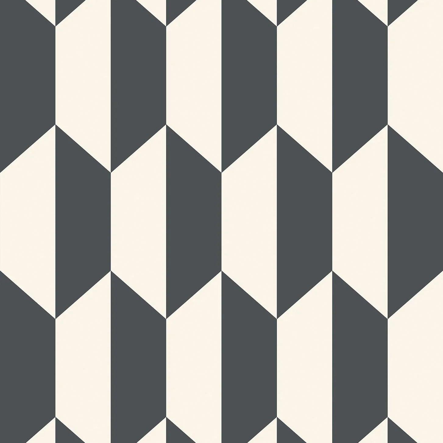 Tapeta GEOMETRIC II - Tile czarny Cole & Son Eye on Design