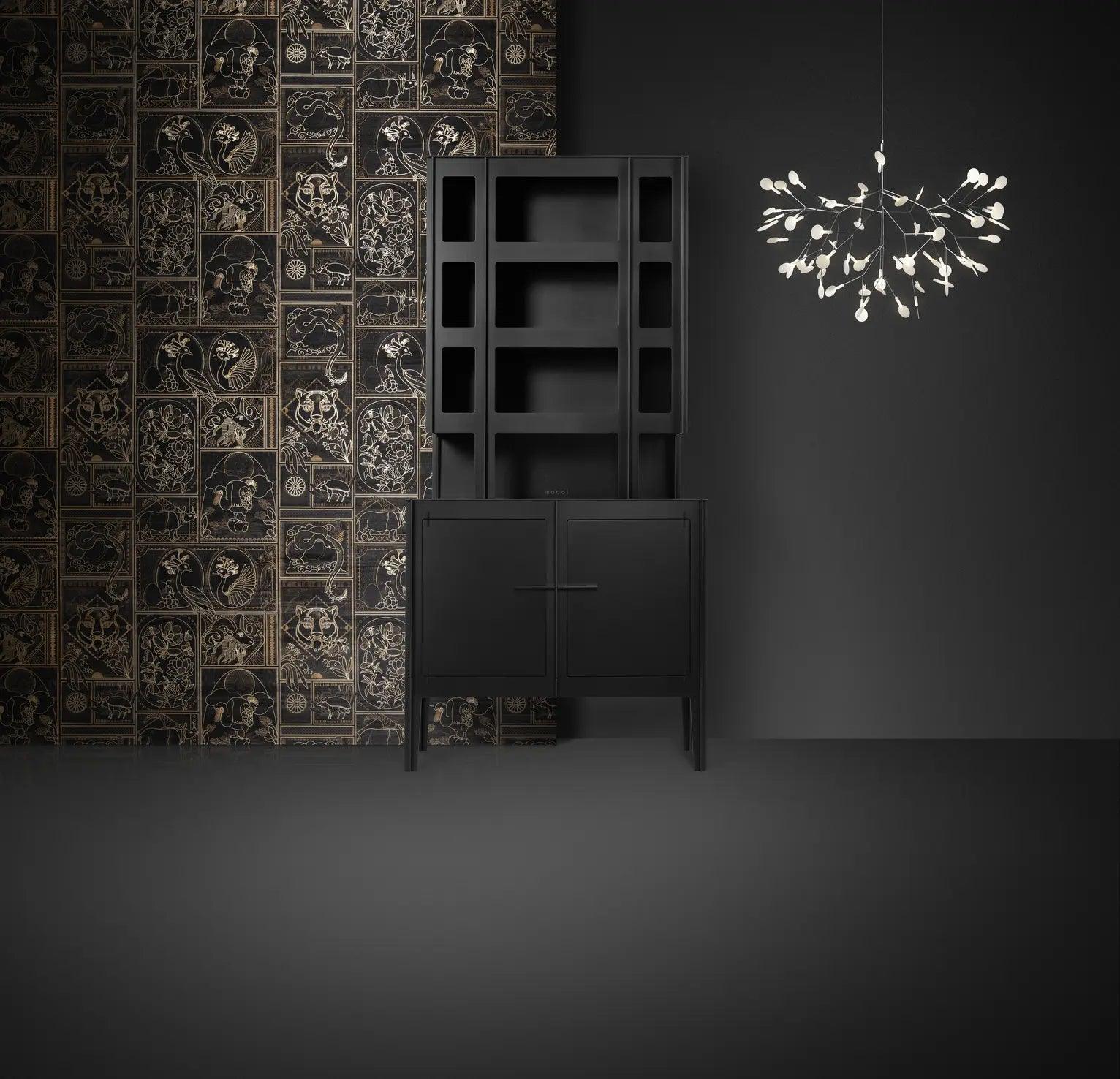 Tapeta GOLDEN TIGER - EBONY fornir drewniany Arte Eye on Design