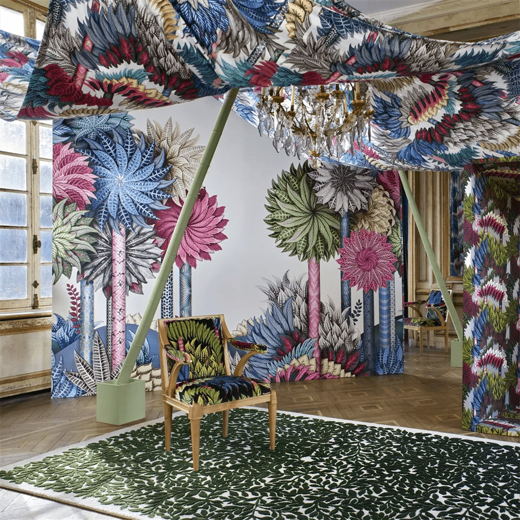 Tapeta INHOTIM PARK AZUR biały Christian Lacroix Eye on Design