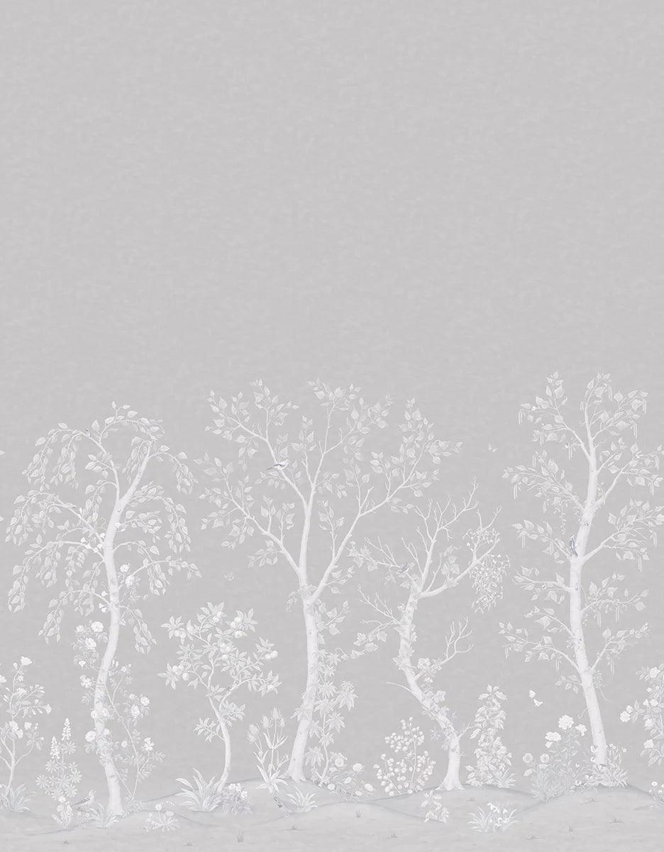 Tapeta jedwabna THE GARDENS - Seasonal Woods szary Cole & Son Eye on Design