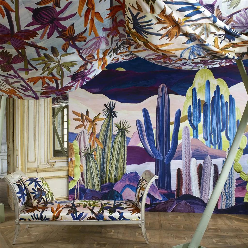 Tapeta LANZAROTE GARDEN INDIGO granatowy Christian Lacroix Eye on Design