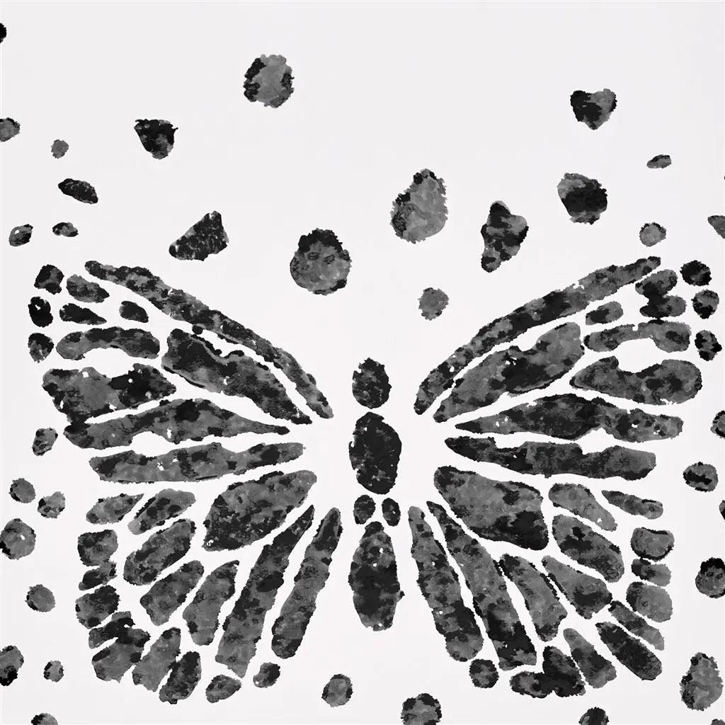Tapeta LES MESSAGERS CARBONE biały Christian Lacroix Eye on Design