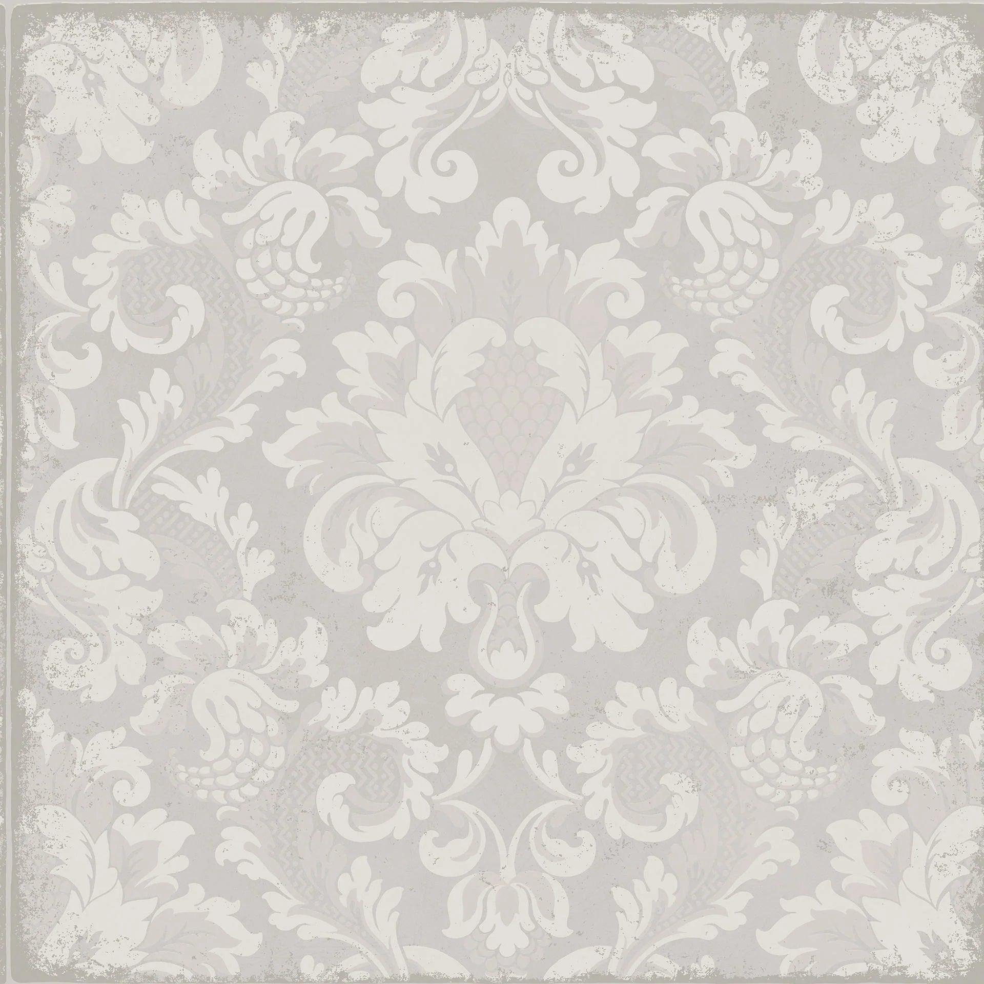 Tapeta MARIINSKY DAMASK - Stravinsky szary Cole & Son Eye on Design