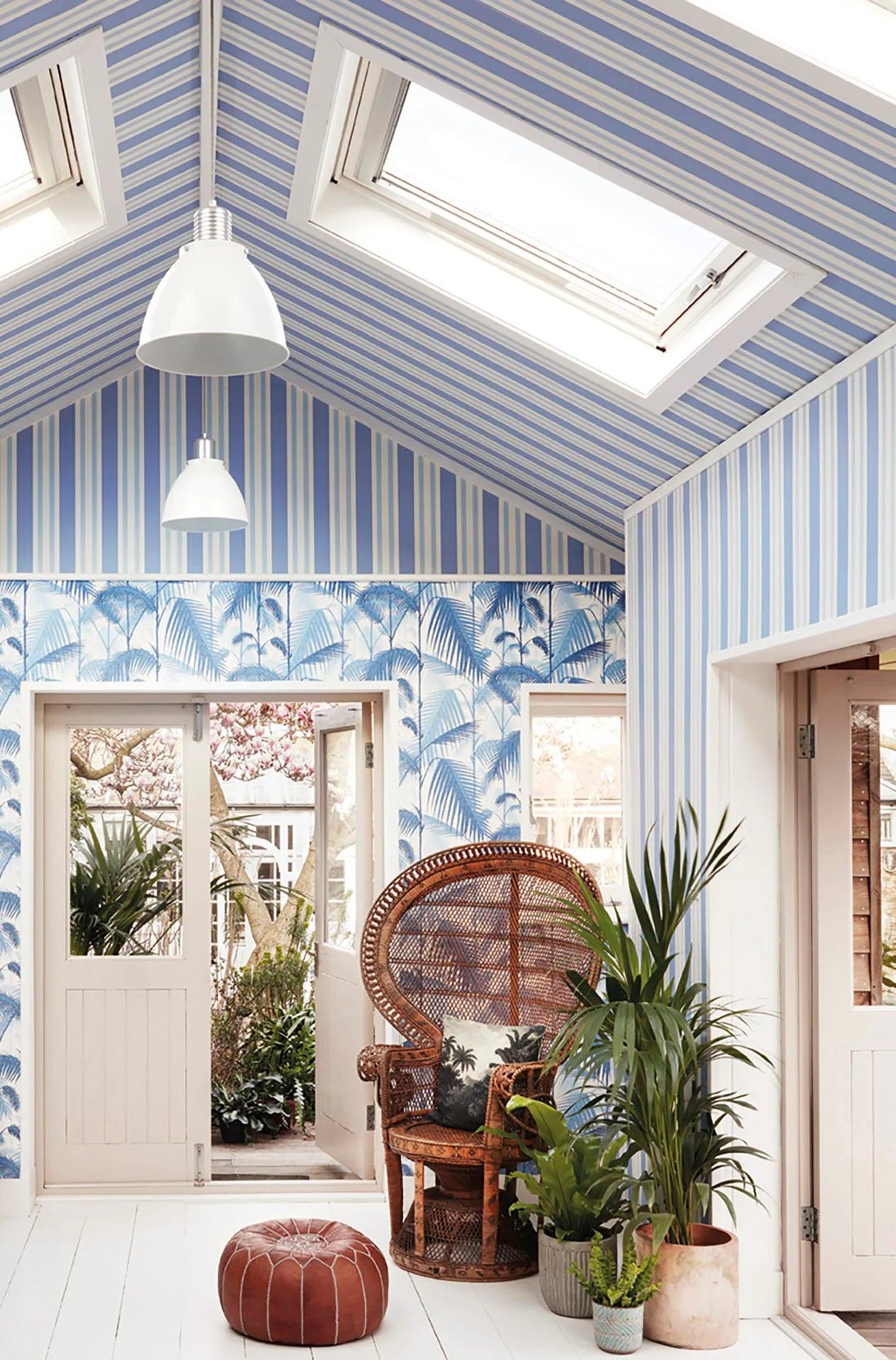 Tapeta MARQUEE STRIPES - Polo Stripe niebieski Cole & Son Eye on Design