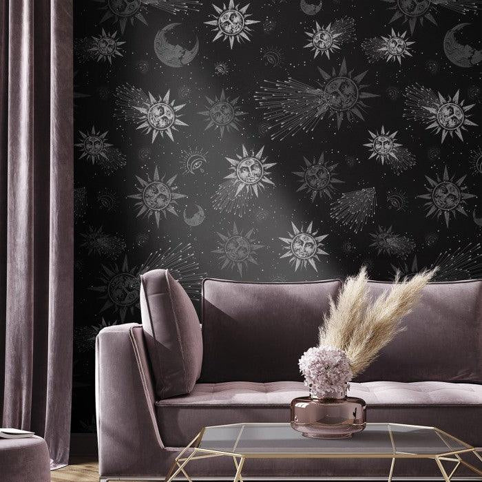 Tapeta Moon and sun Wallcolors Eye on Design