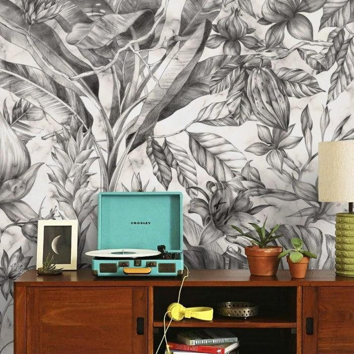 Tapeta Mysterious Flower Monohrome Wallcolors Eye on Design