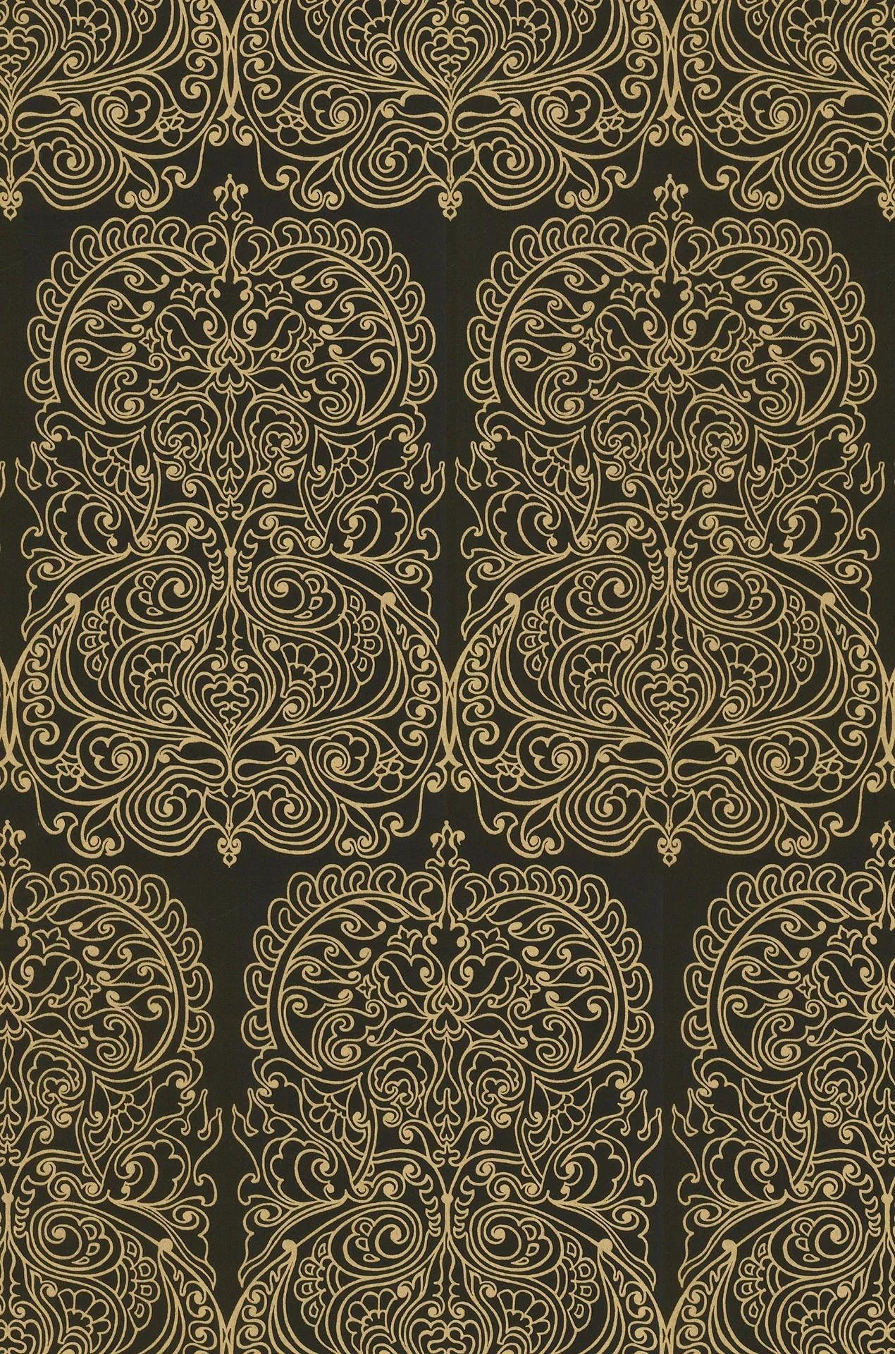 Tapeta NEW CONTEMPORARY II - Alpana czarny Cole & Son Eye on Design