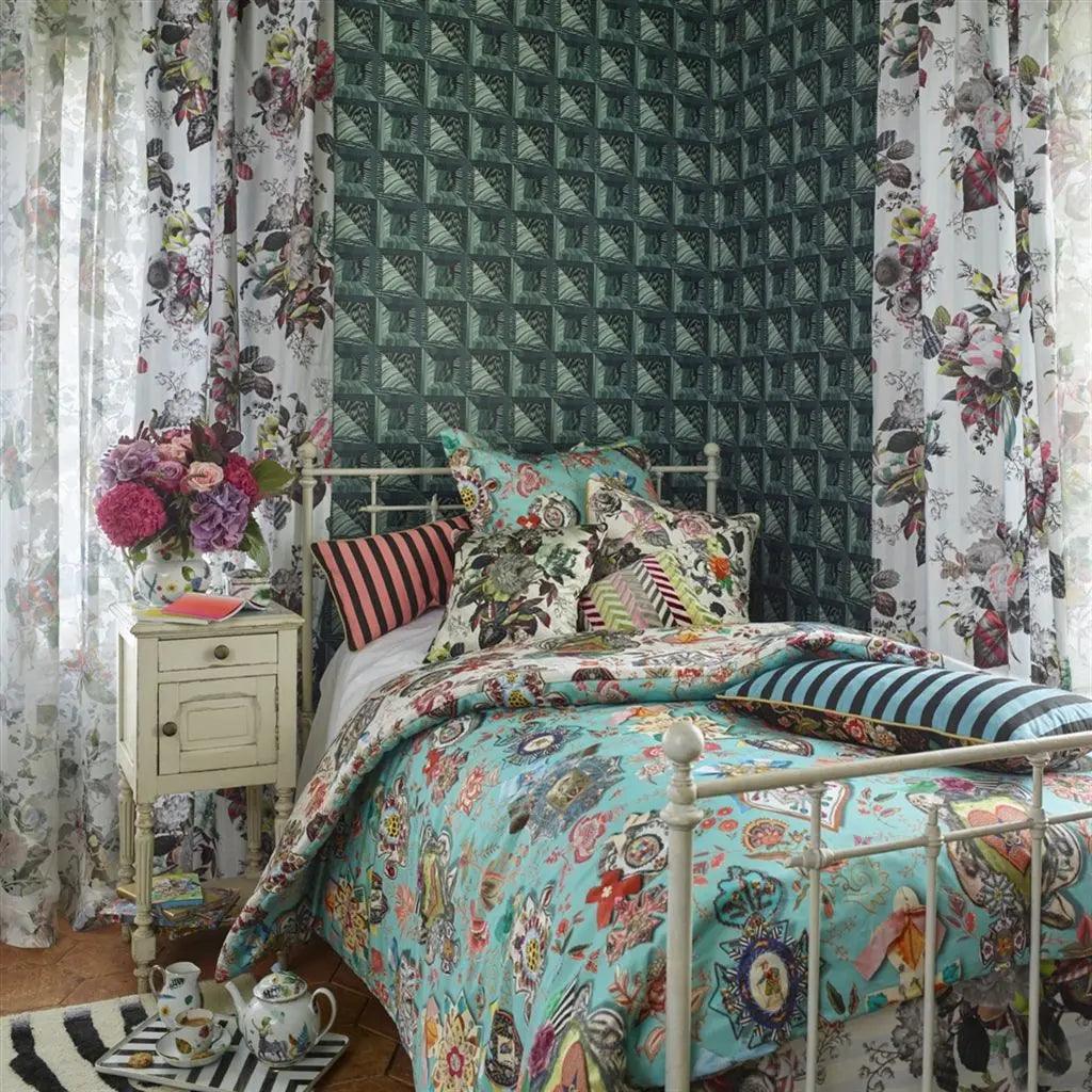 Tapeta PALAIS ROYAL - VERT BILLARD zielony Christian Lacroix Eye on Design