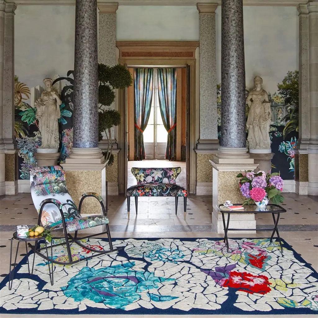 Tapeta PICASSIETTE - ETAIN szaroniebieski Christian Lacroix Eye on Design
