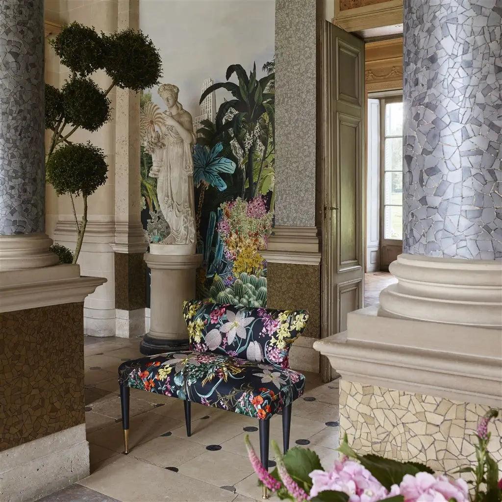Tapeta PICASSIETTE - ETAIN szaroniebieski Christian Lacroix Eye on Design
