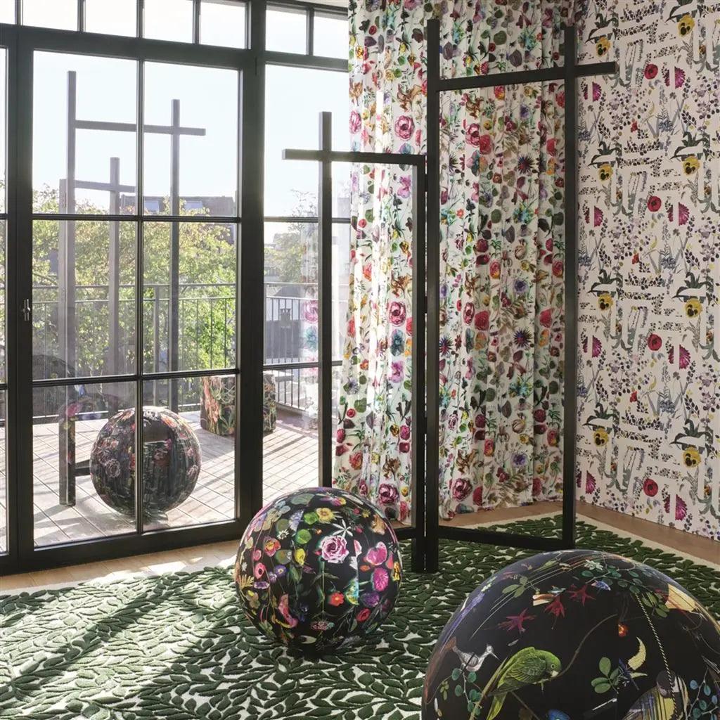 Tapeta PRIMAVERA LABYRINTHUM ARGENT szary Christian Lacroix Eye on Design