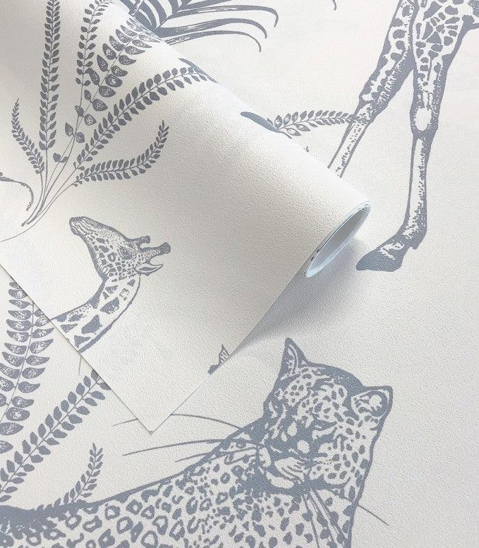 Tapeta SAFARI BLUE Wallcolors Eye on Design