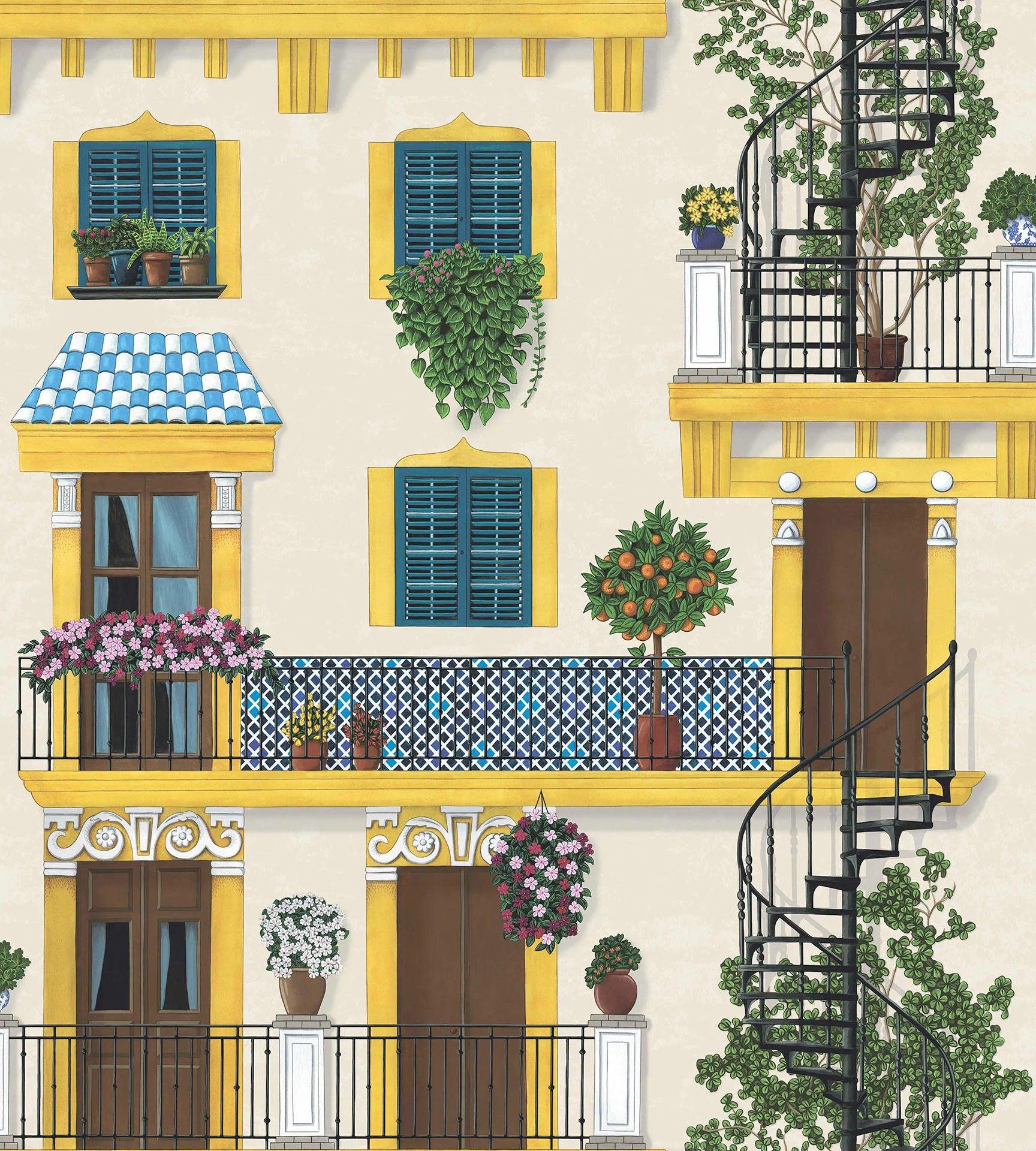 Tapeta SEVILLE - Alfaro kremowy Cole & Son Eye on Design