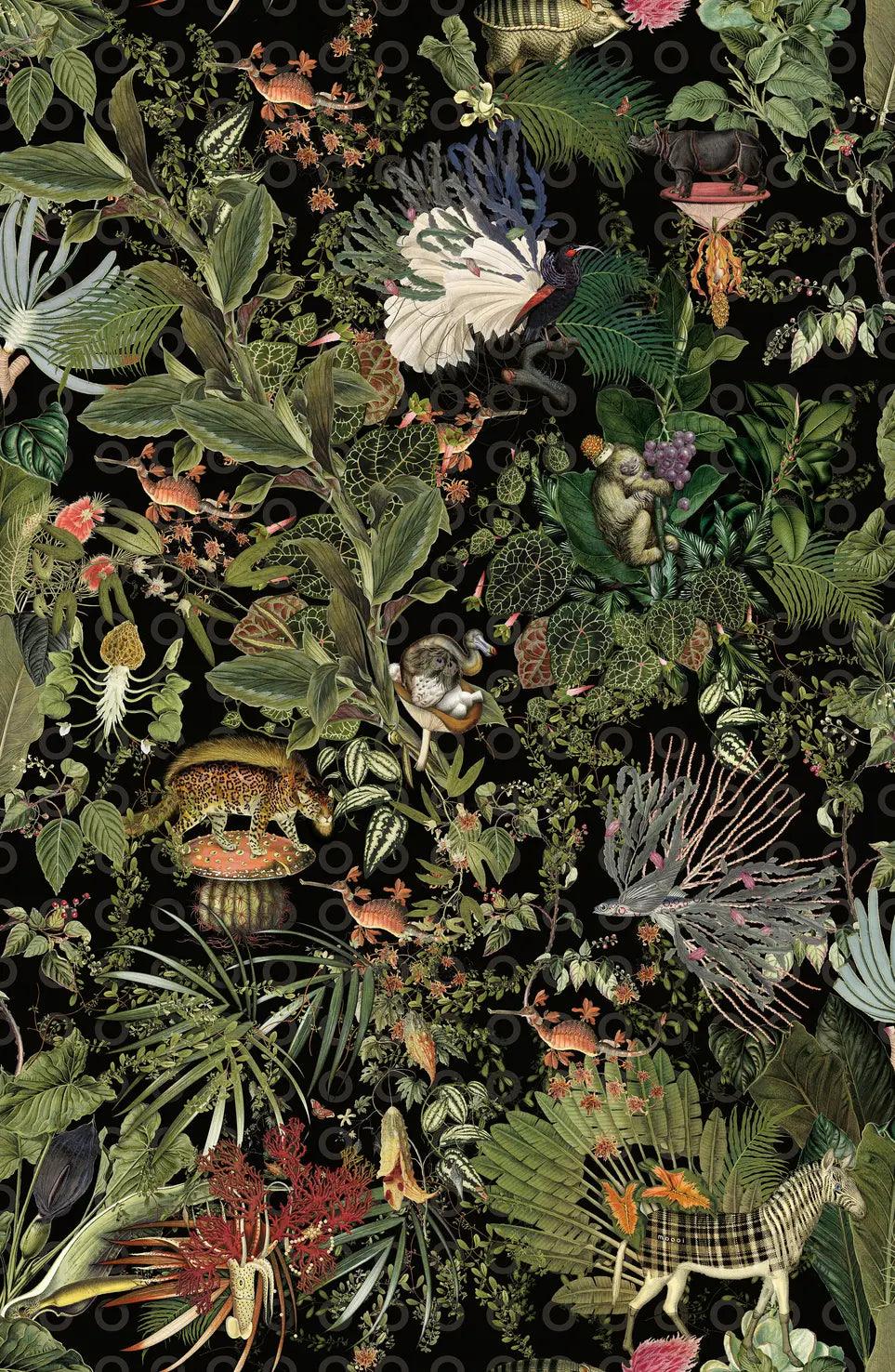 Tapeta tekstylna MENAGERIE OF EXTINCT ANIMALS - RAVEN Arte Eye on Design