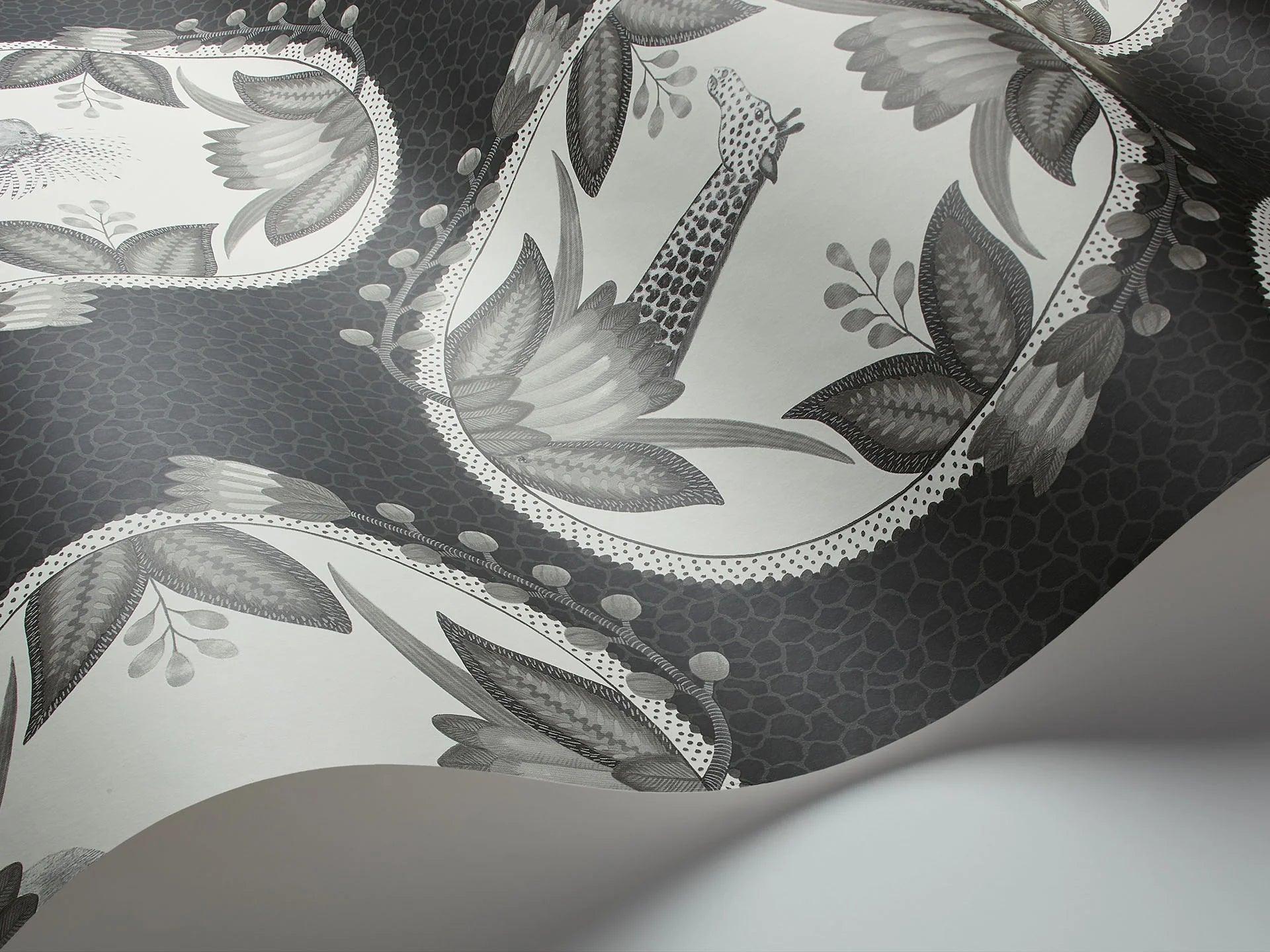 Tapeta THE ARDMORE COLLECTION - Ardmore Cameos czarny Cole & Son Eye on Design