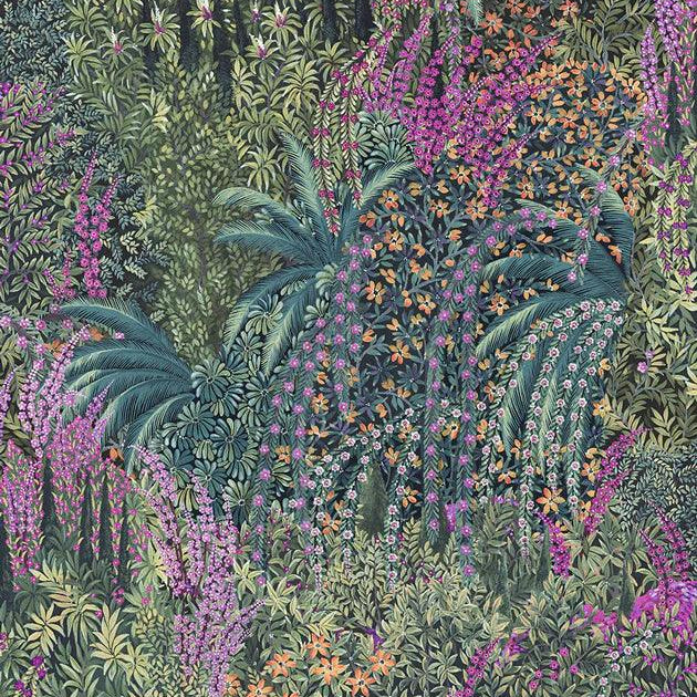 Tapeta THE GARDENS - Cascade ciemna zieleń Cole & Son Eye on Design