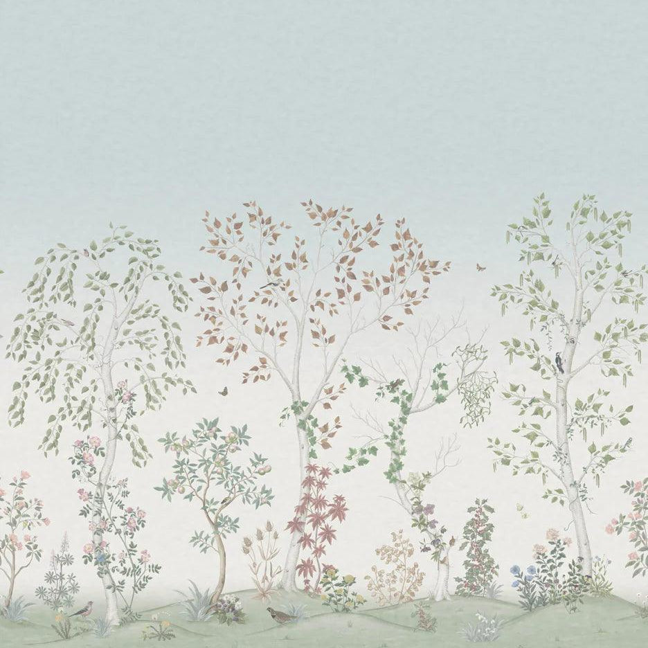 Tapeta THE GARDENS - Seasonal Woods błękitny Cole & Son Eye on Design