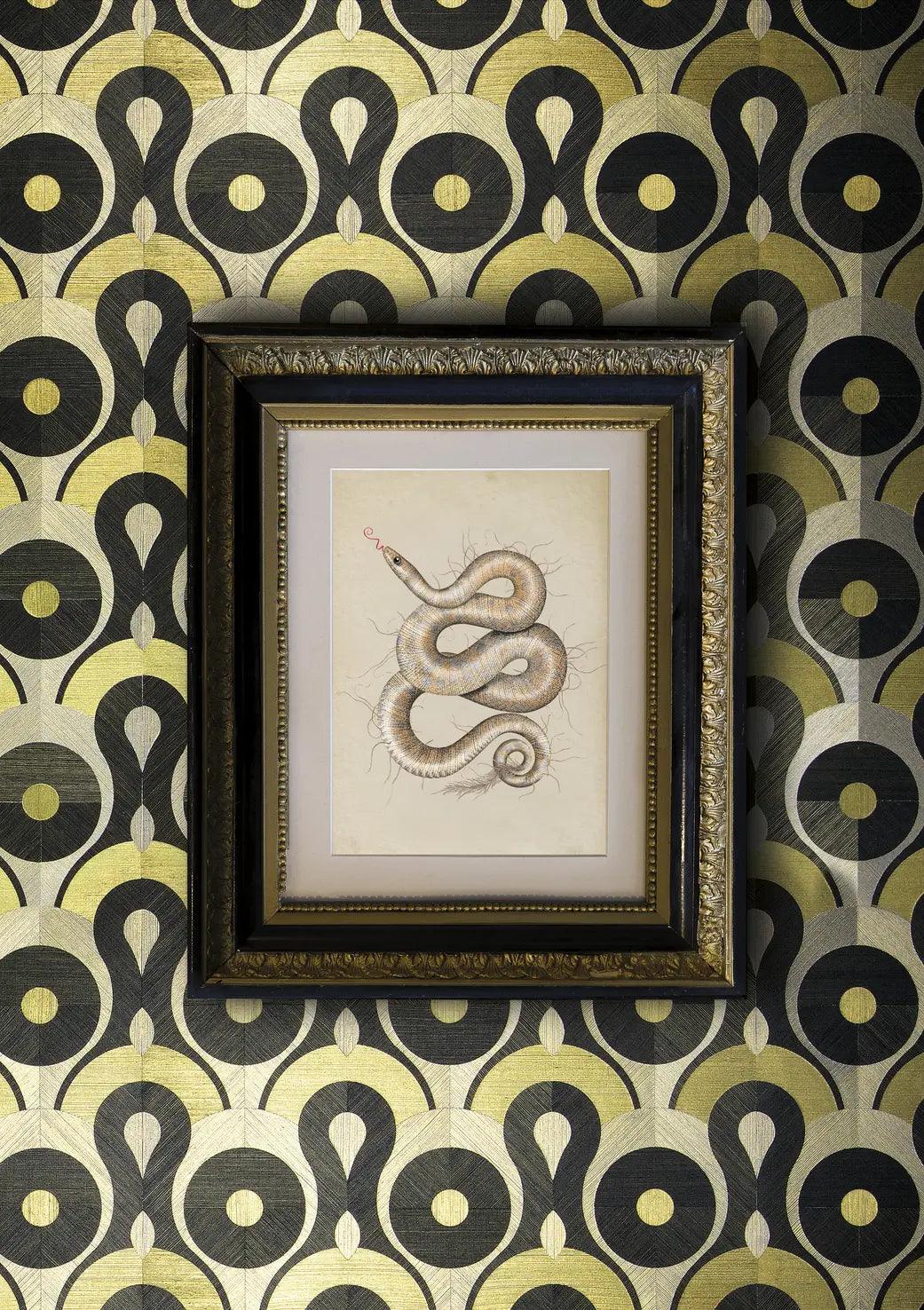 Tapeta tkana QUEEN COBRA - PERIDOT Arte Eye on Design