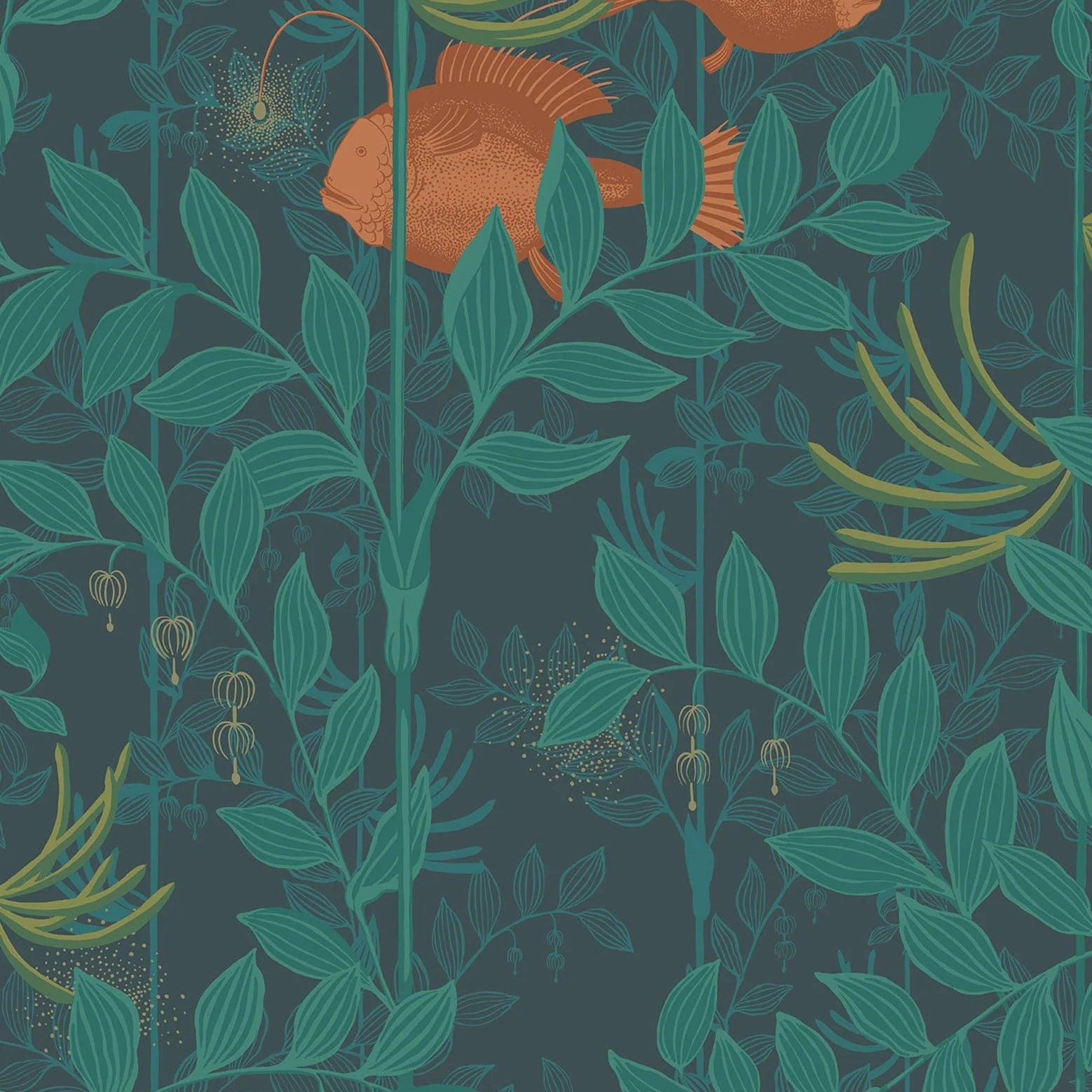 Tapeta WHIMSICAL - Nautilus terakota Cole & Son Eye on Design