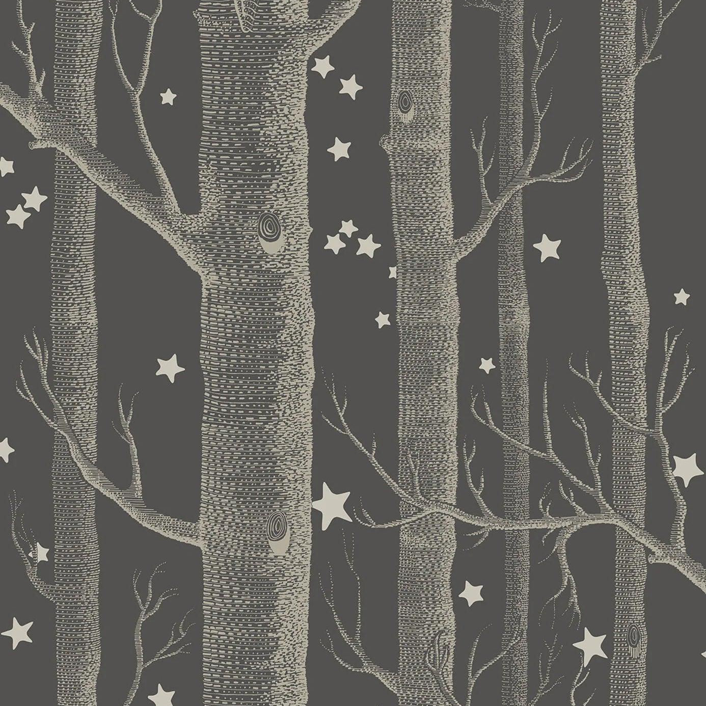 Tapeta WHIMSICAL - Woods & Stars czarny Cole & Son Eye on Design