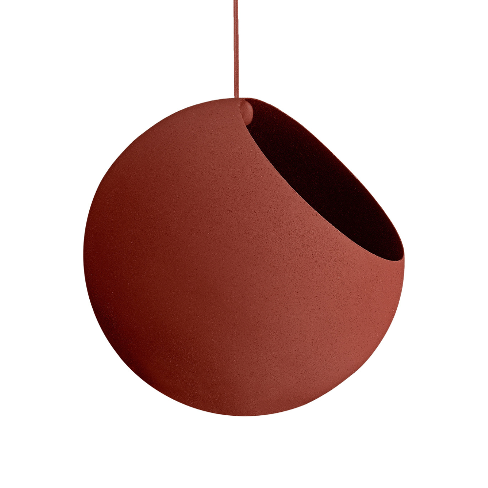 Hanging planter GLOBE terracotta