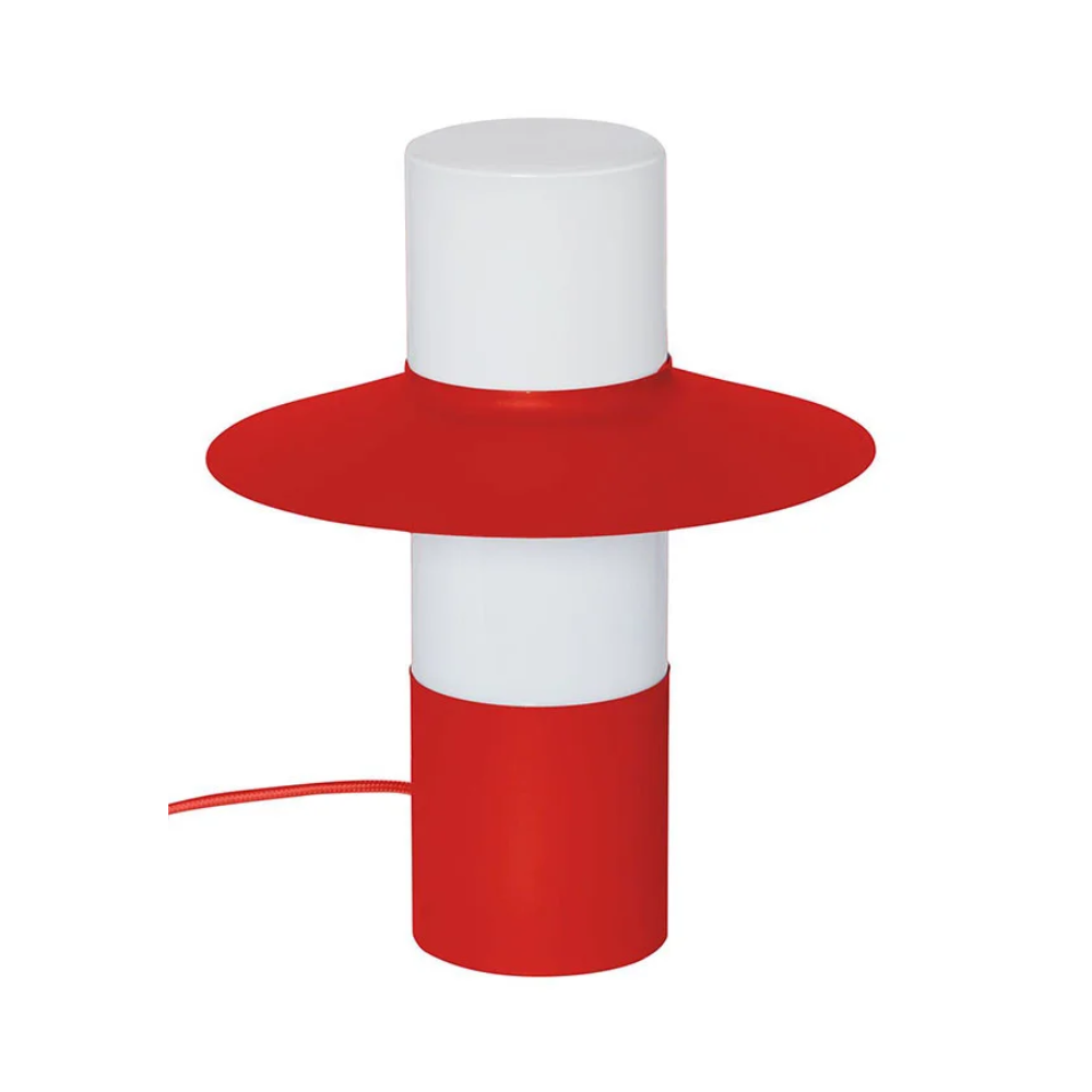 Lampa stołowa CAPONIO czerwono-pomarańczowy – Ummo