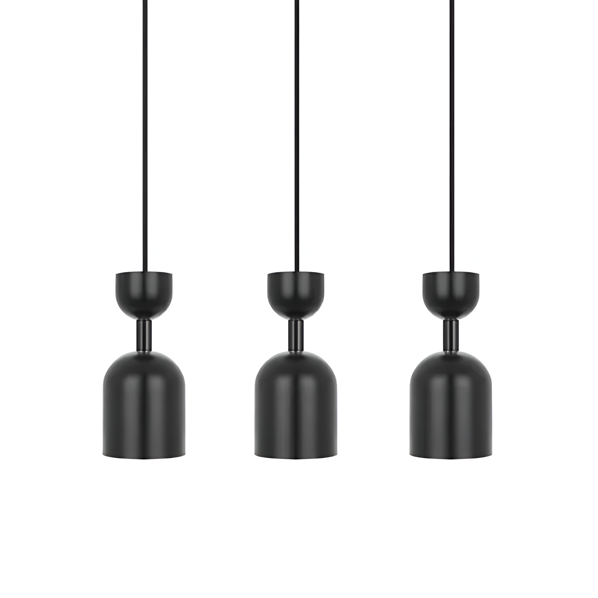 Stropní lampa SUPURU 3L černá