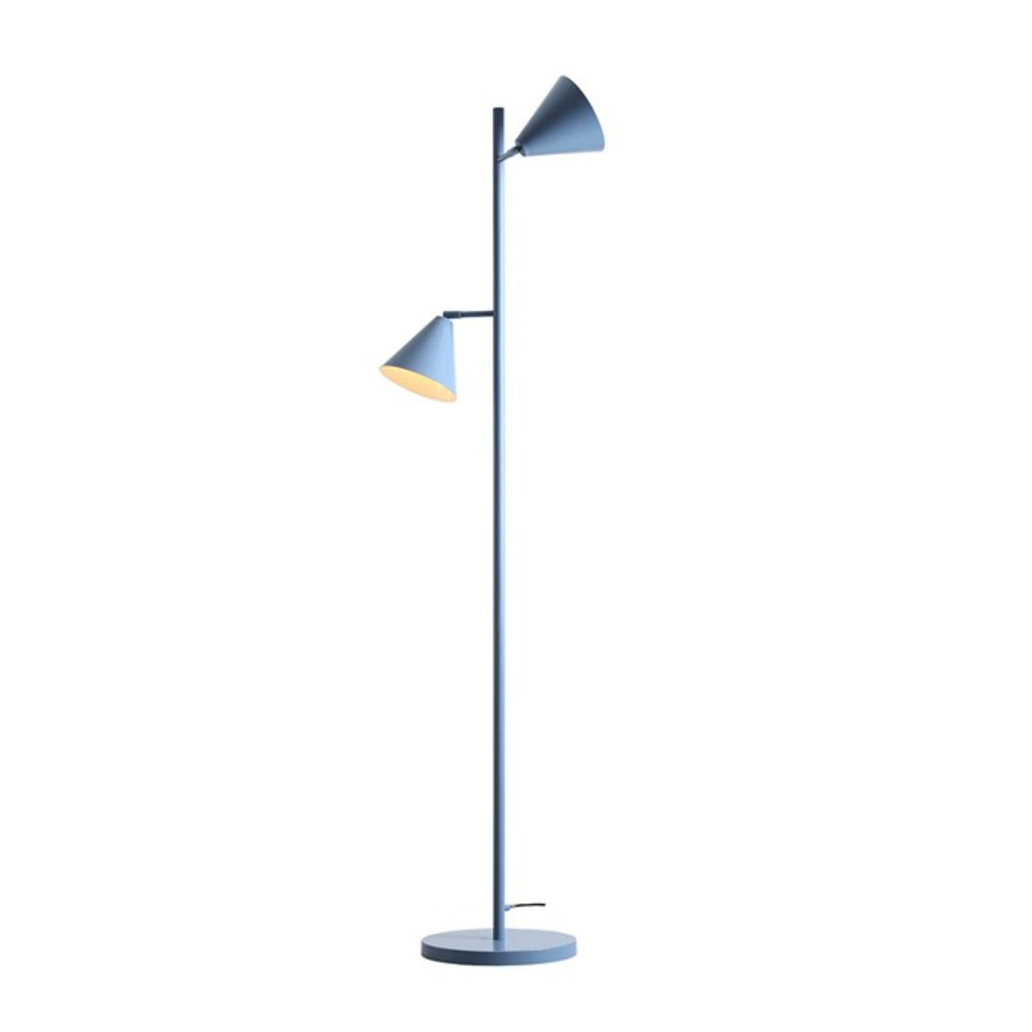 Stojací lampa FORM DUO modrá