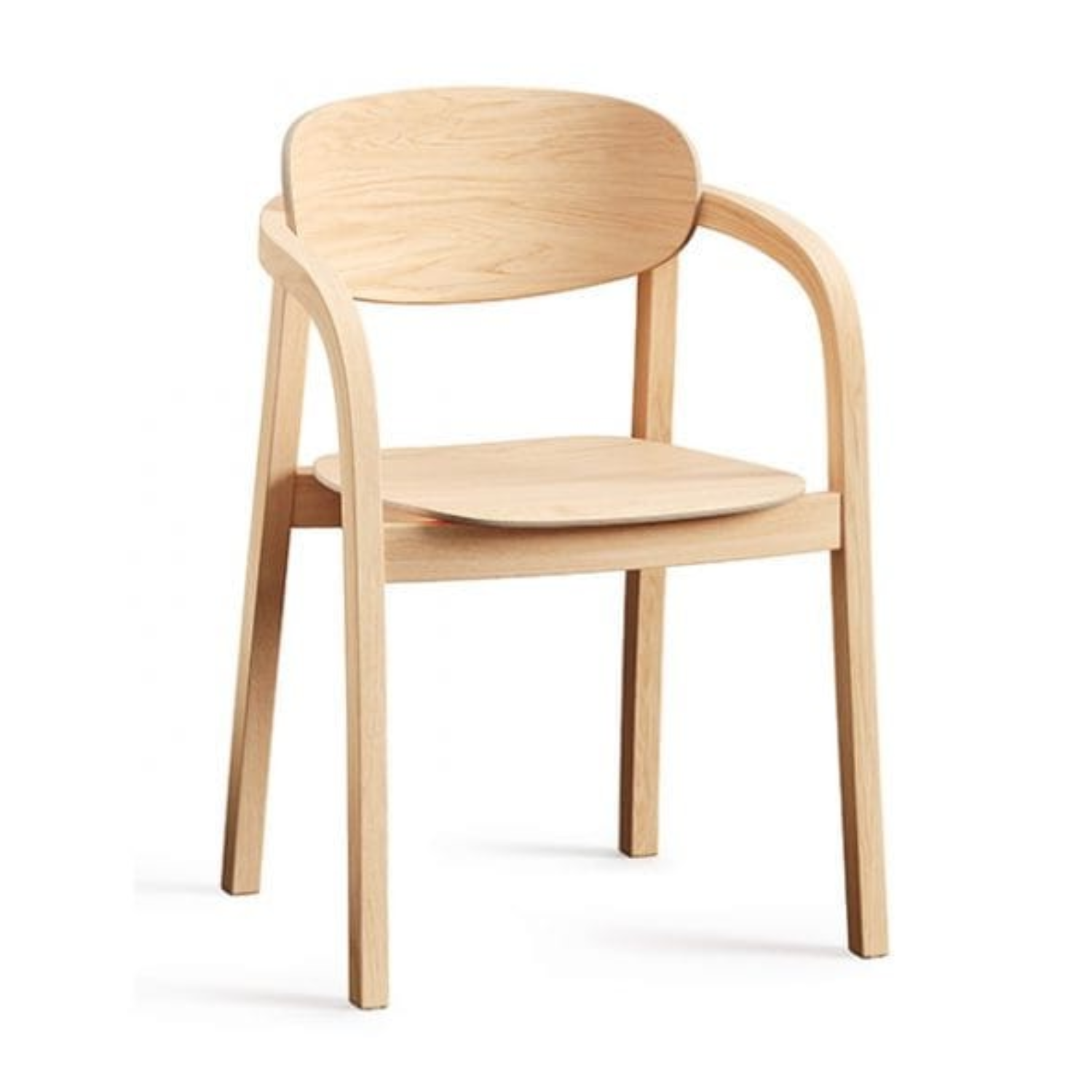 Křeslo s područkami LINIA bukové dřevo