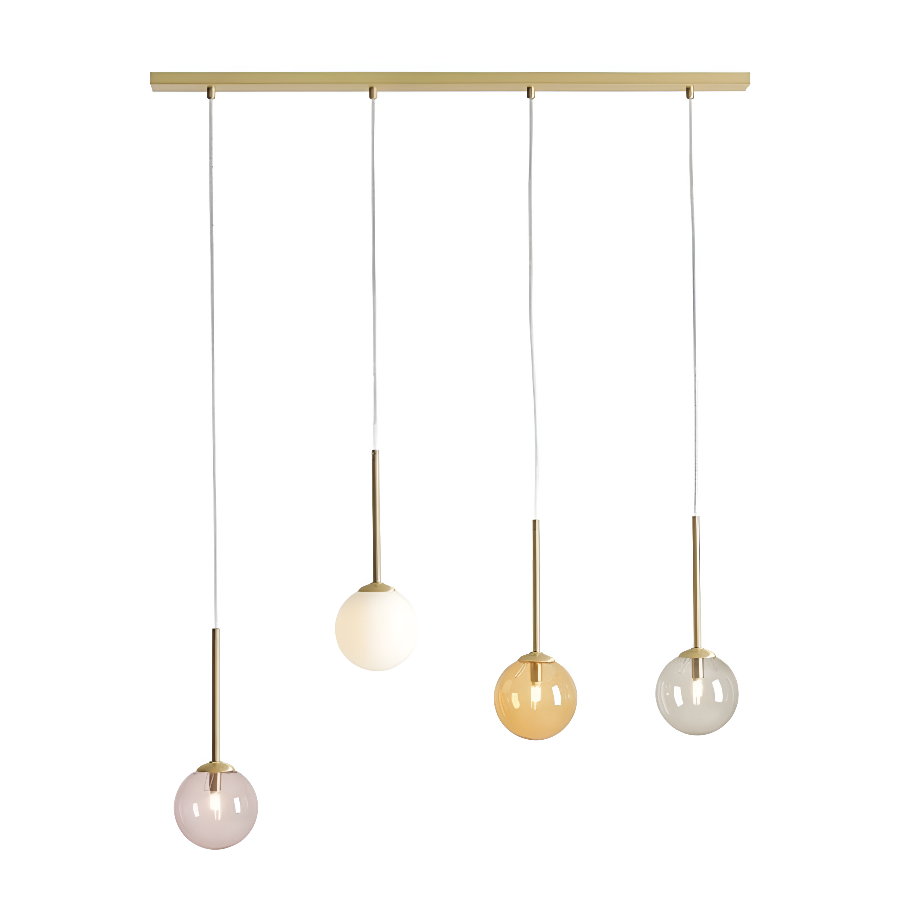 Závěsné svítidlo BOSSO QUATRO barevné