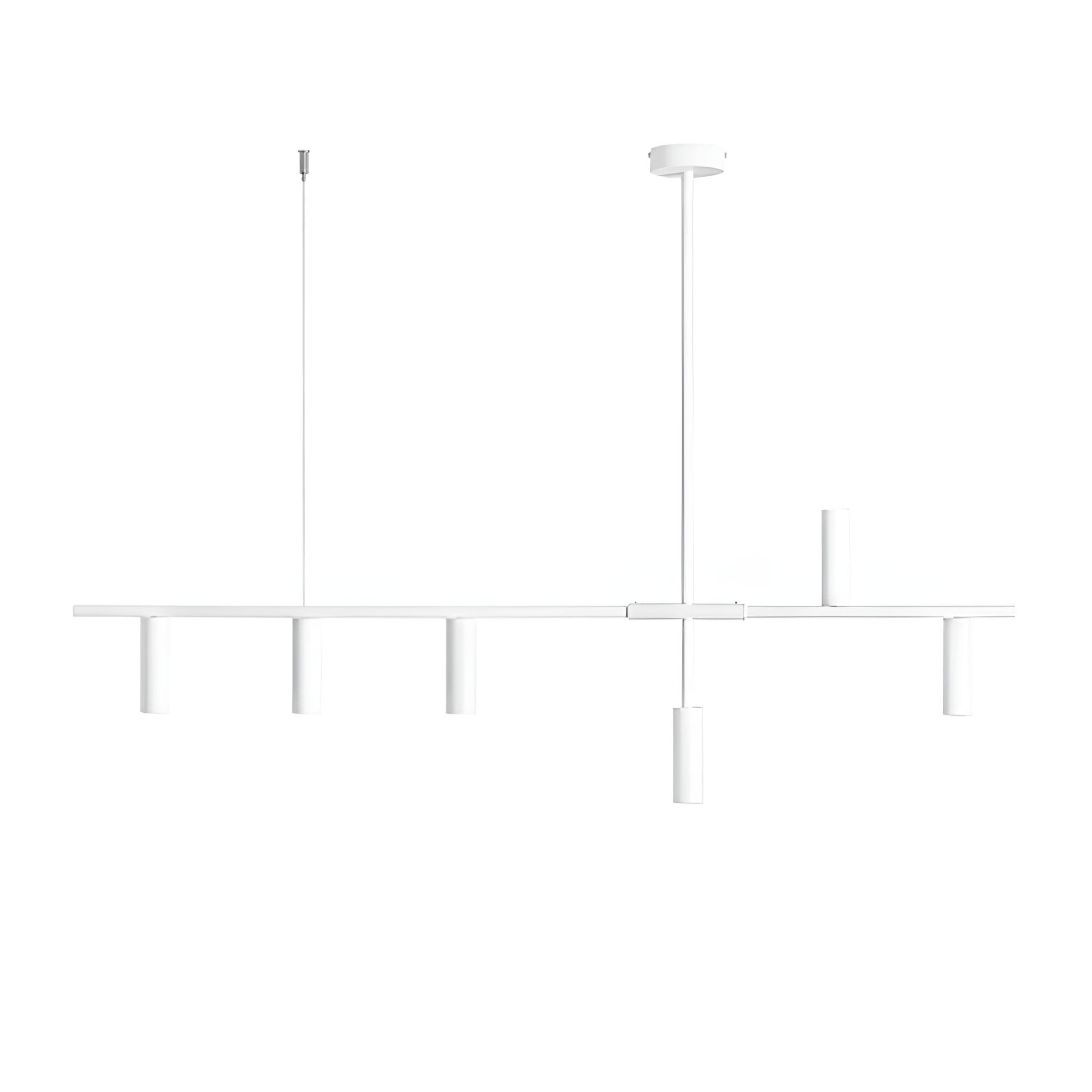 White Trevo hanging lamp