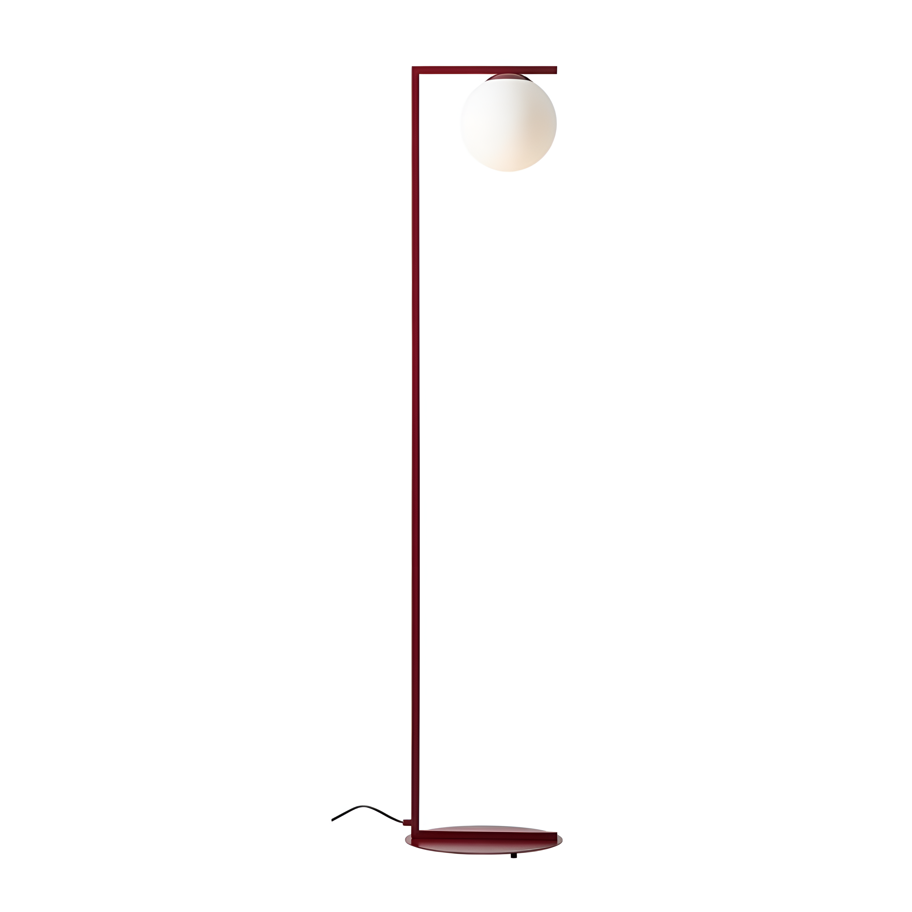 Podlahová lampa ZAC bordová