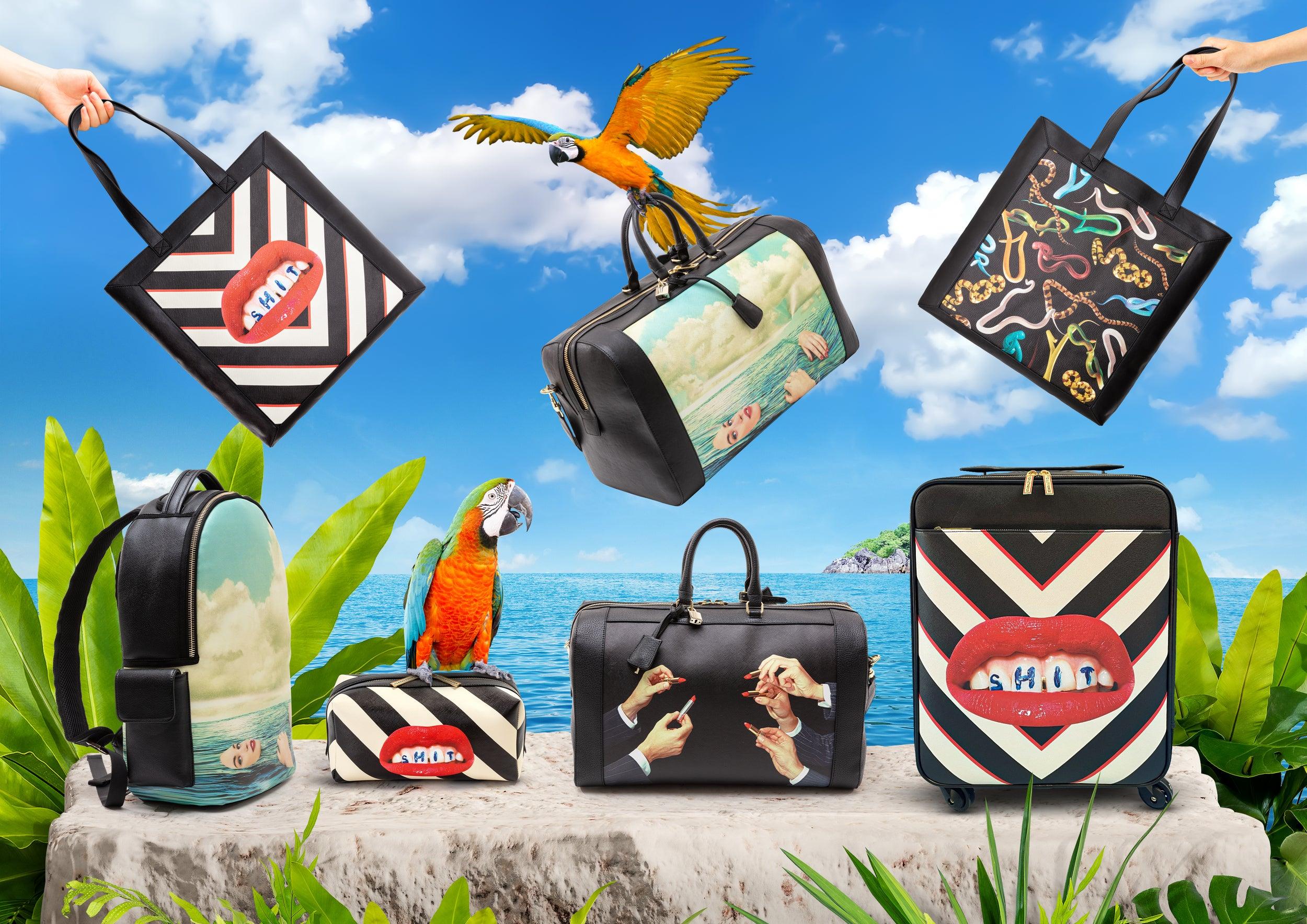 Torba na ramię LIPSTICKS czarny Seletti Eye on Design