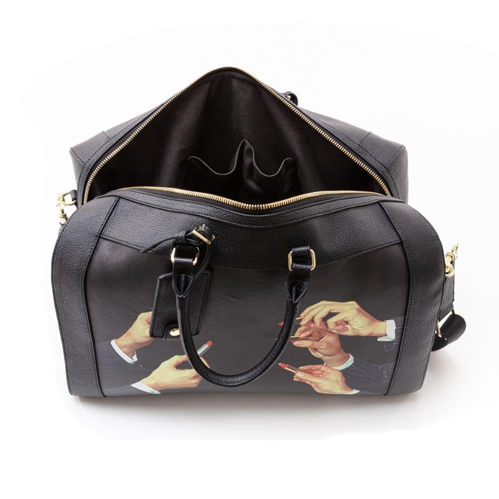 Torba podróżna LIPSTICKS czarny Seletti Eye on Design