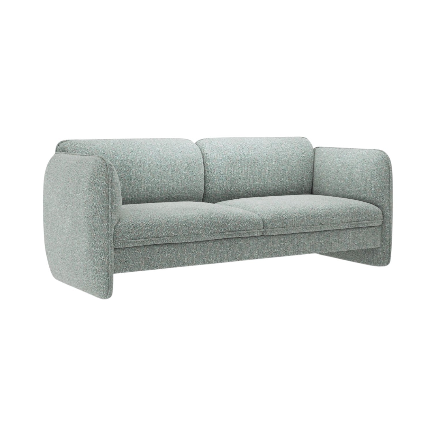 3-seater Sofa GEORGIA light blue chenille