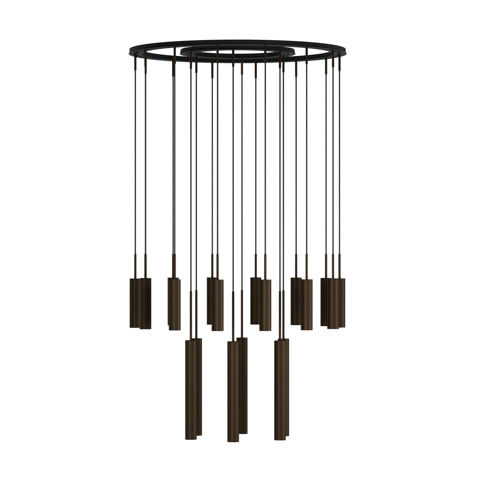 Hnědý žyrandol TUBULAIRE