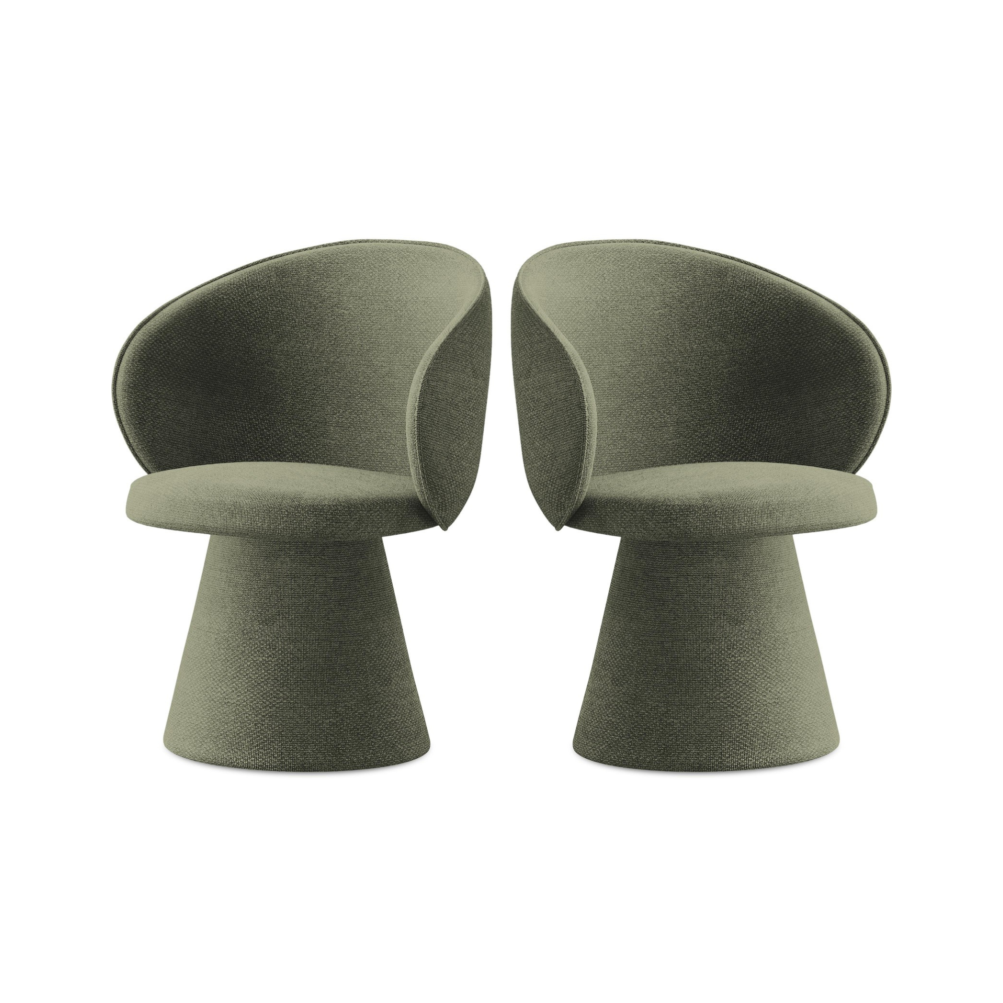 Židle UALA olivový boucle