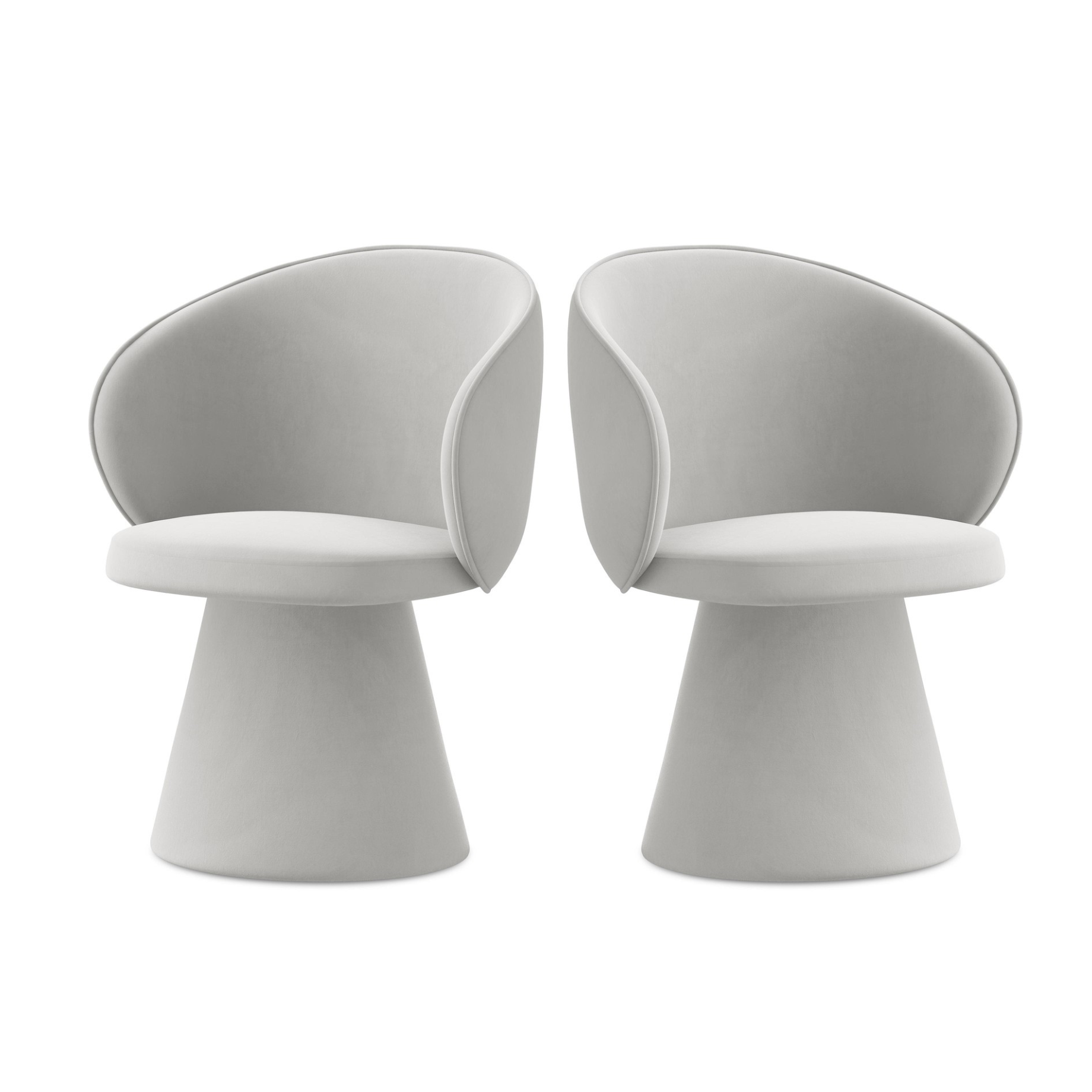 Velvet Chair UALA Silver