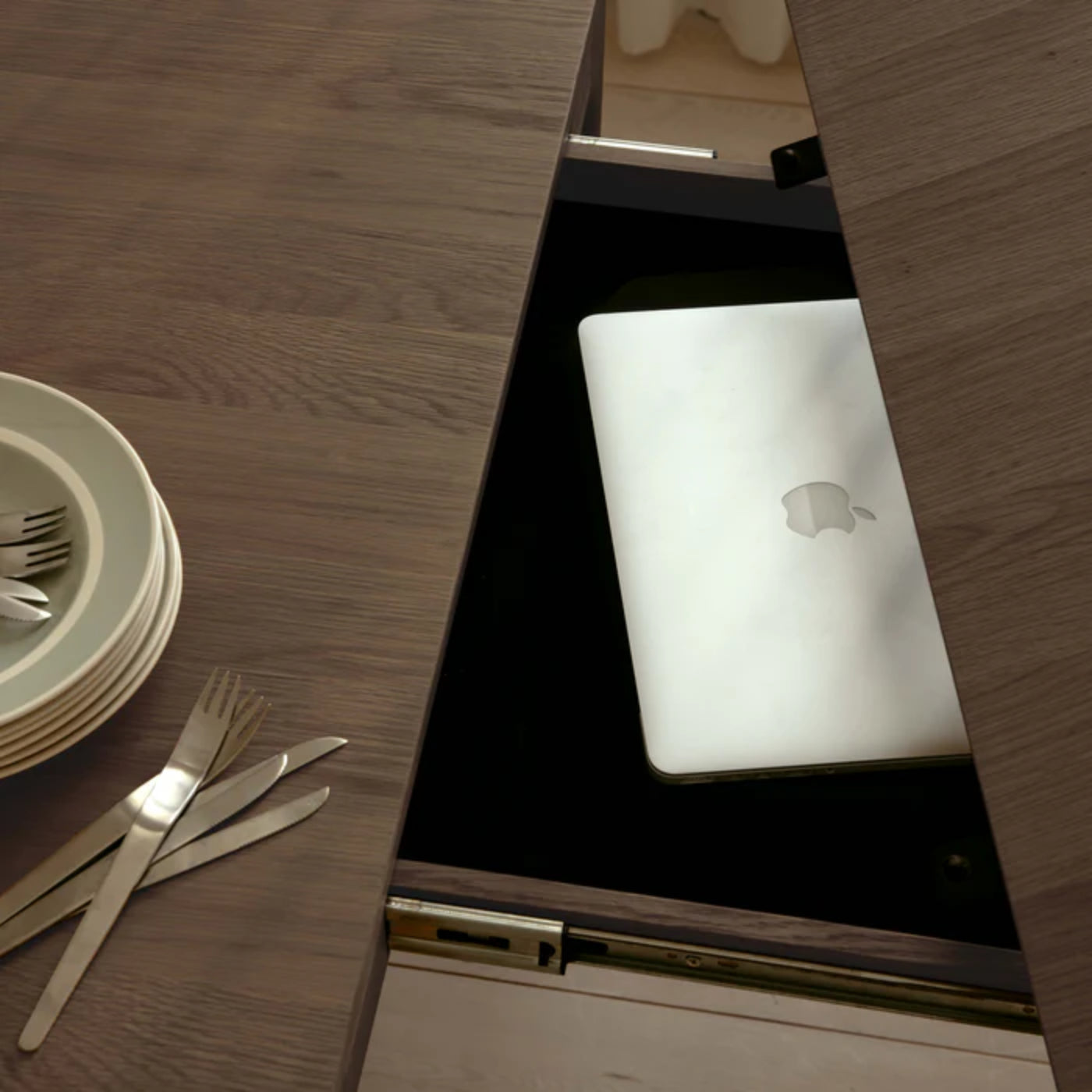 HEART'N'SOUL extendable table walnut