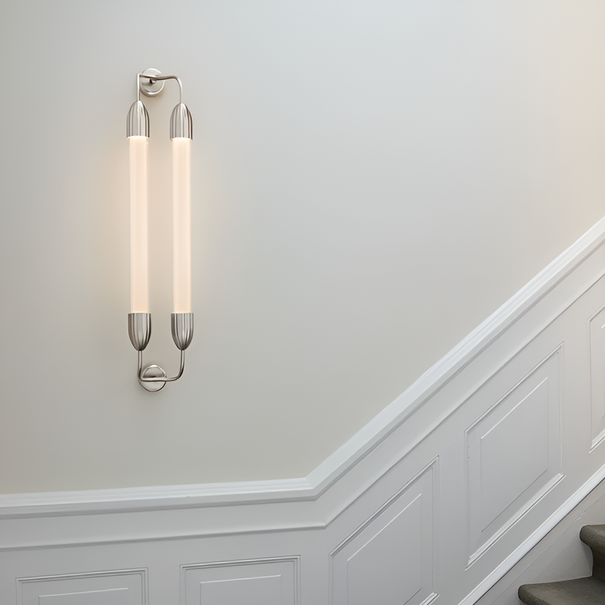 LEMON SQUEEZE DOUBLE two-point wall lamp silver